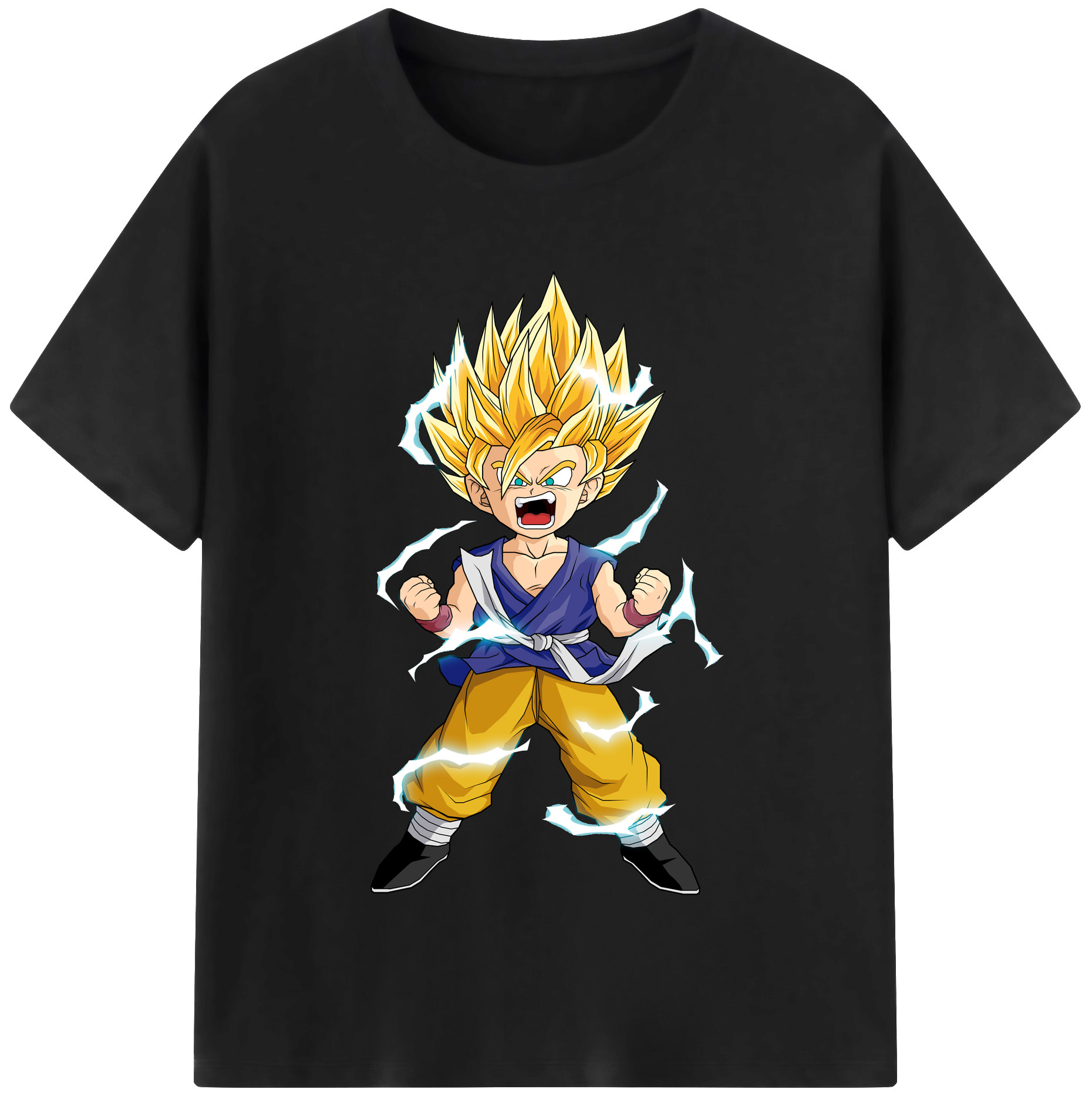 （画像用） ドラゴンボール 孫 悟飯（そんごはん）DRAGON BALL Son Gohan 綿100％半袖Tシャツ（フロントプリント）
