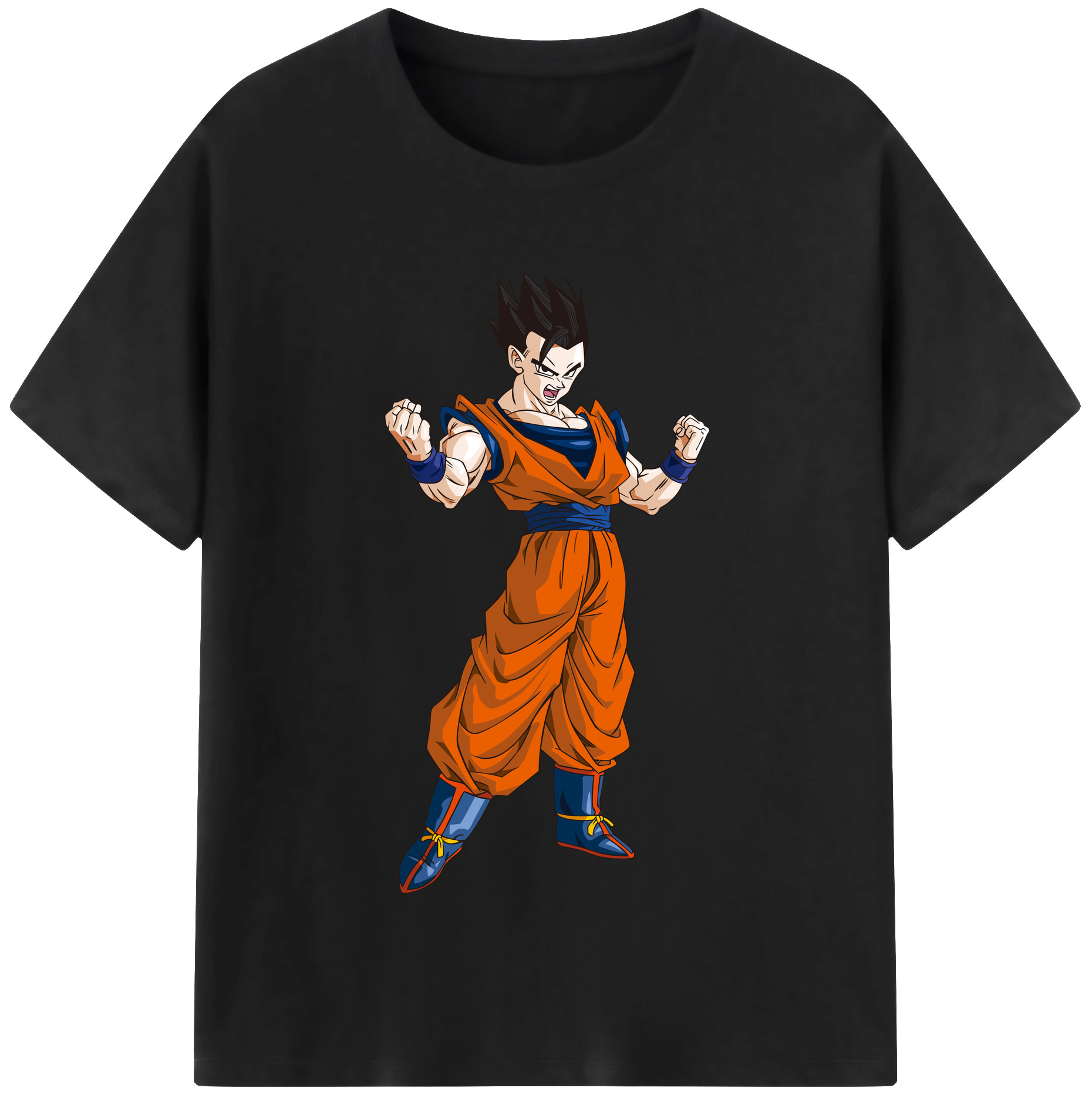 （画像用） ドラゴンボール 孫 悟飯（そんごはん）DRAGON BALL Son Gohan 綿100％半袖Tシャツ（フロントプリント）