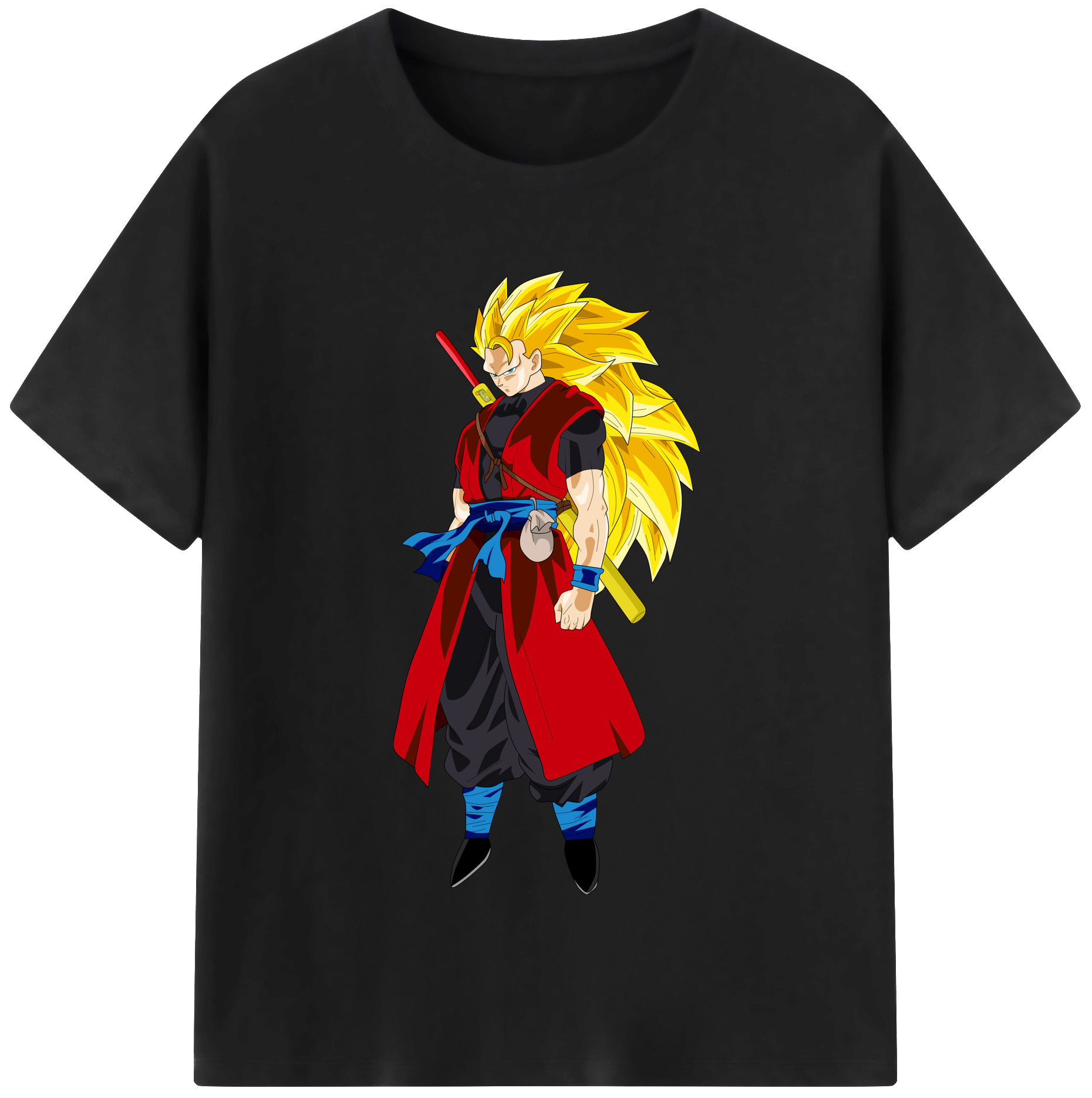 （画像用） ドラゴンボール トランクス（Torankusu）DRAGON BALL Trunks 綿100％半袖Tシャツ（フロントプリント）