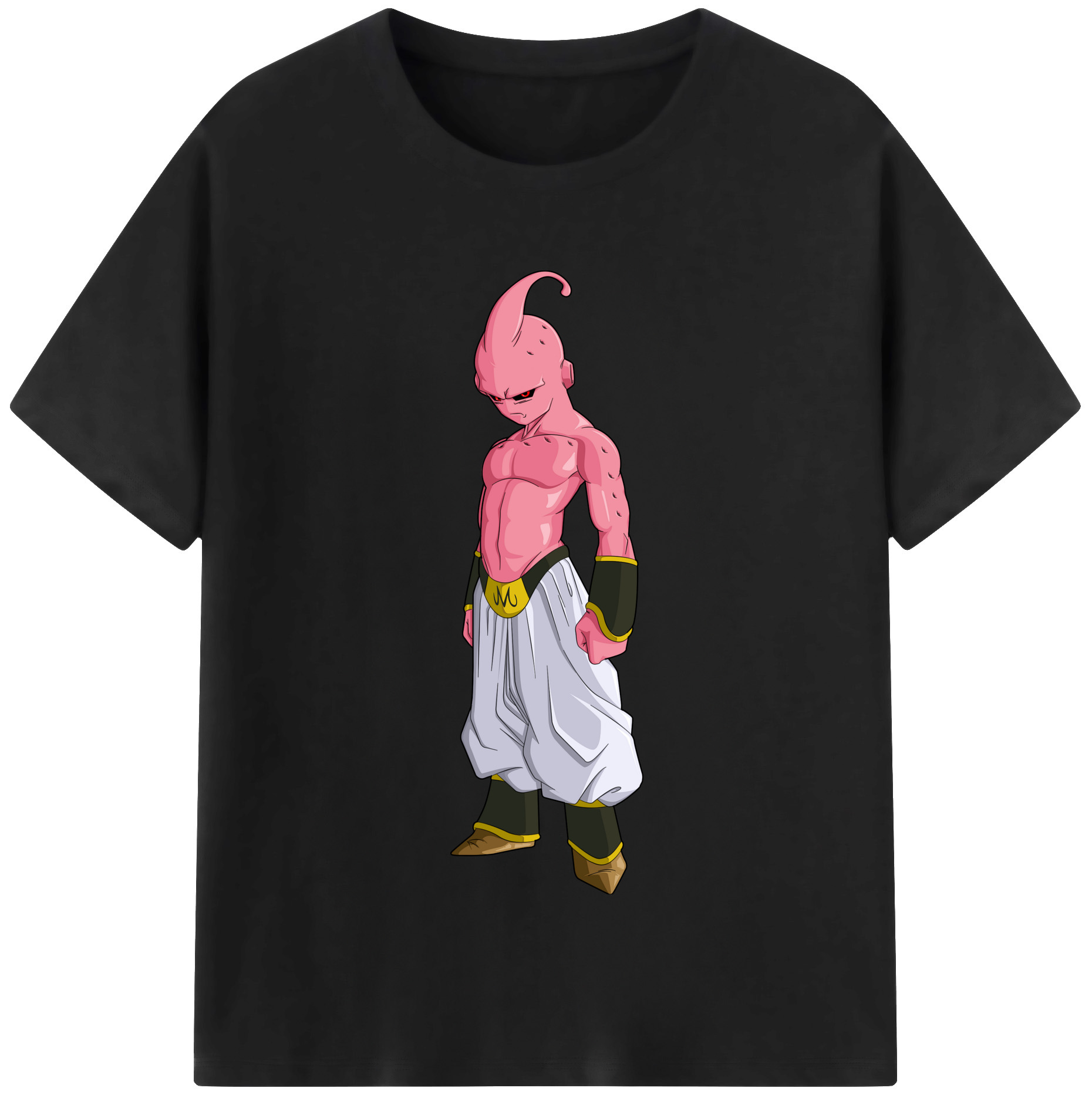 （画像用） ドラゴンボール 魔人ブウ DRAGON BALL Majin Buu 綿100％半袖Tシャツ（フロントプリント）