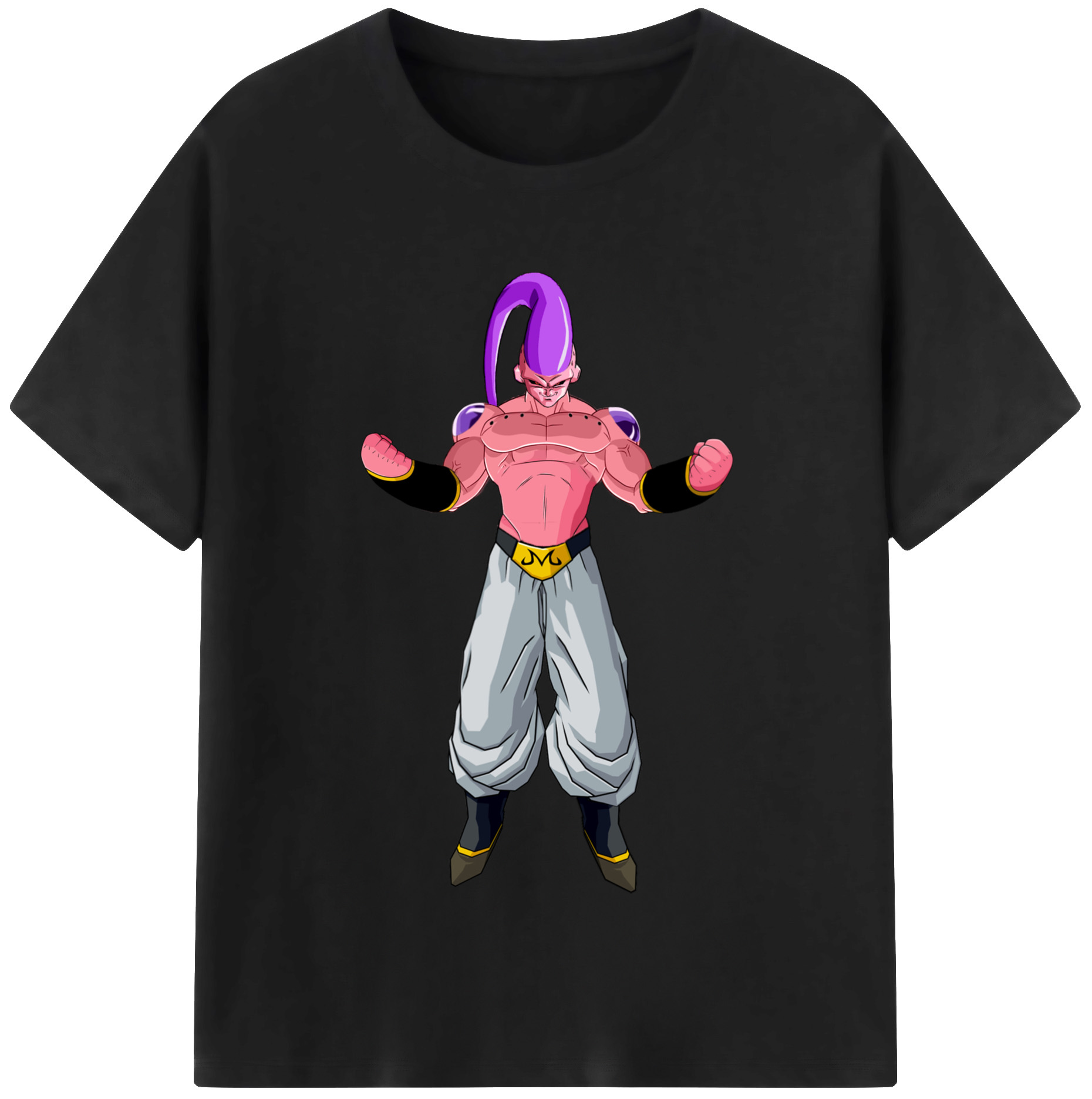 （画像用） ドラゴンボール 魔人ブウ DRAGON BALL Majin Buu 綿100％半袖Tシャツ（フロントプリント）