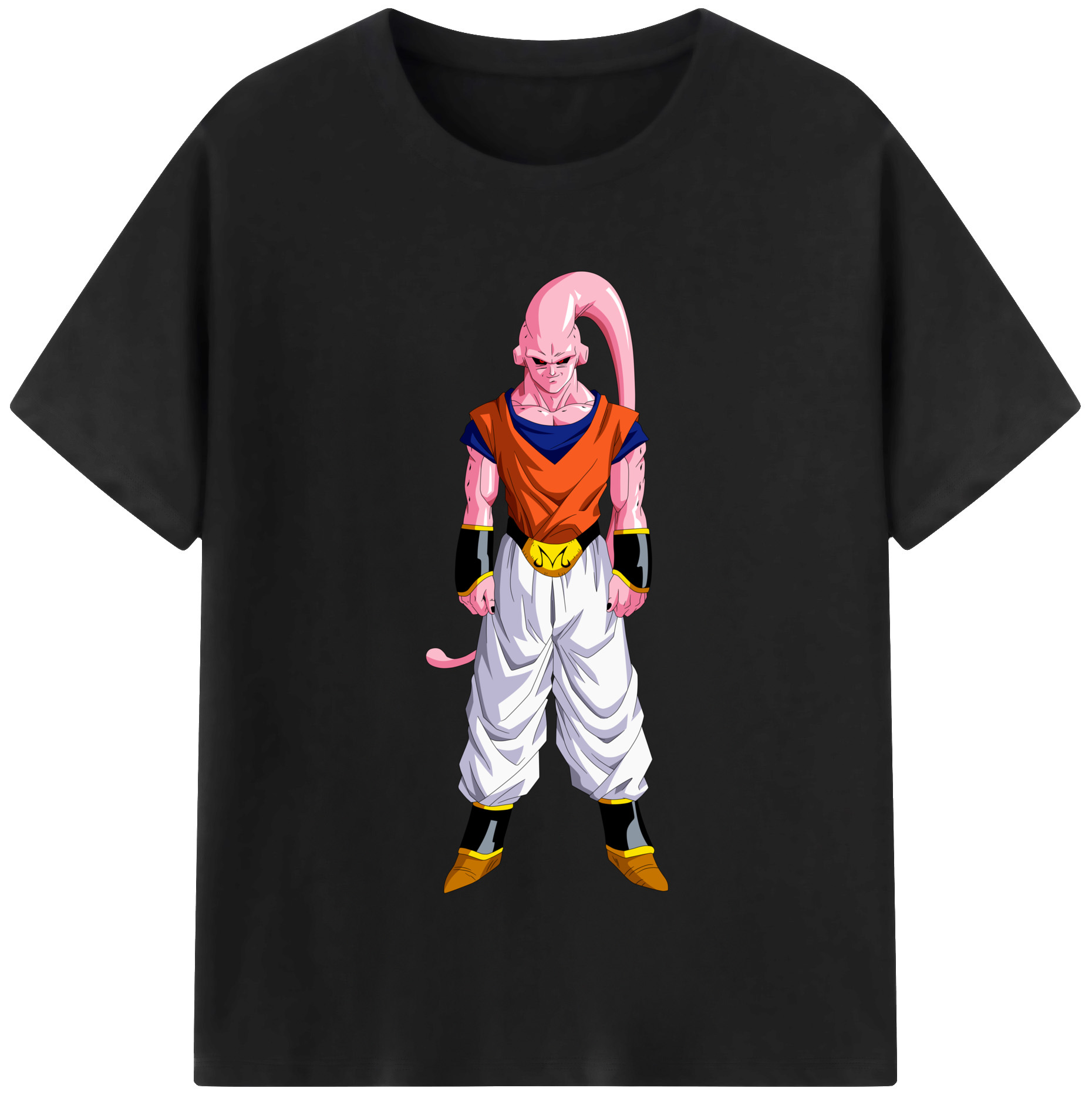（画像用） ドラゴンボール 魔人ブウ DRAGON BALL Majin Buu 綿100％半袖Tシャツ（フロントプリント）