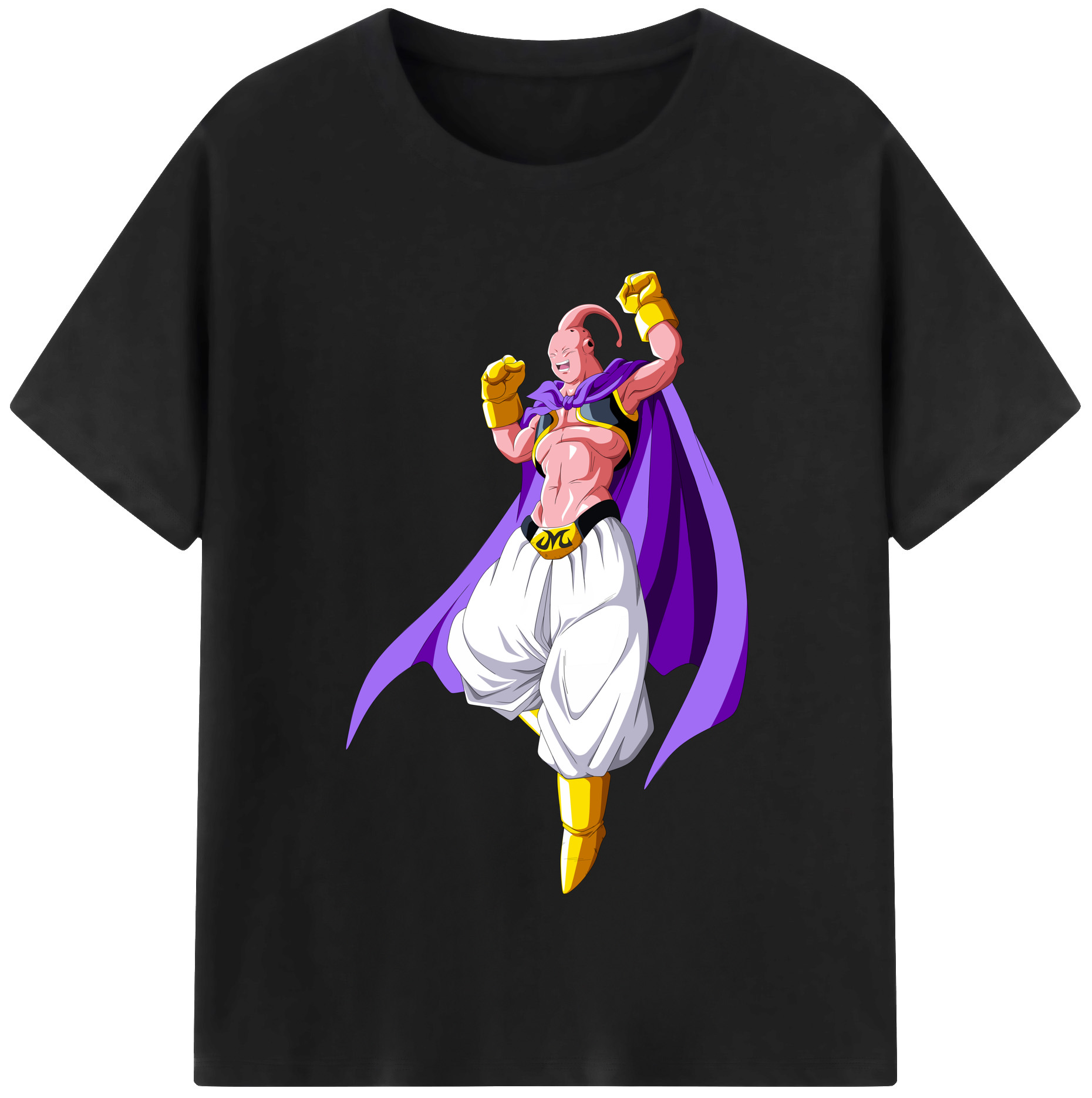 （画像用） ドラゴンボール 魔人ブウ DRAGON BALL Majin Buu 綿100％半袖Tシャツ（フロントプリント）