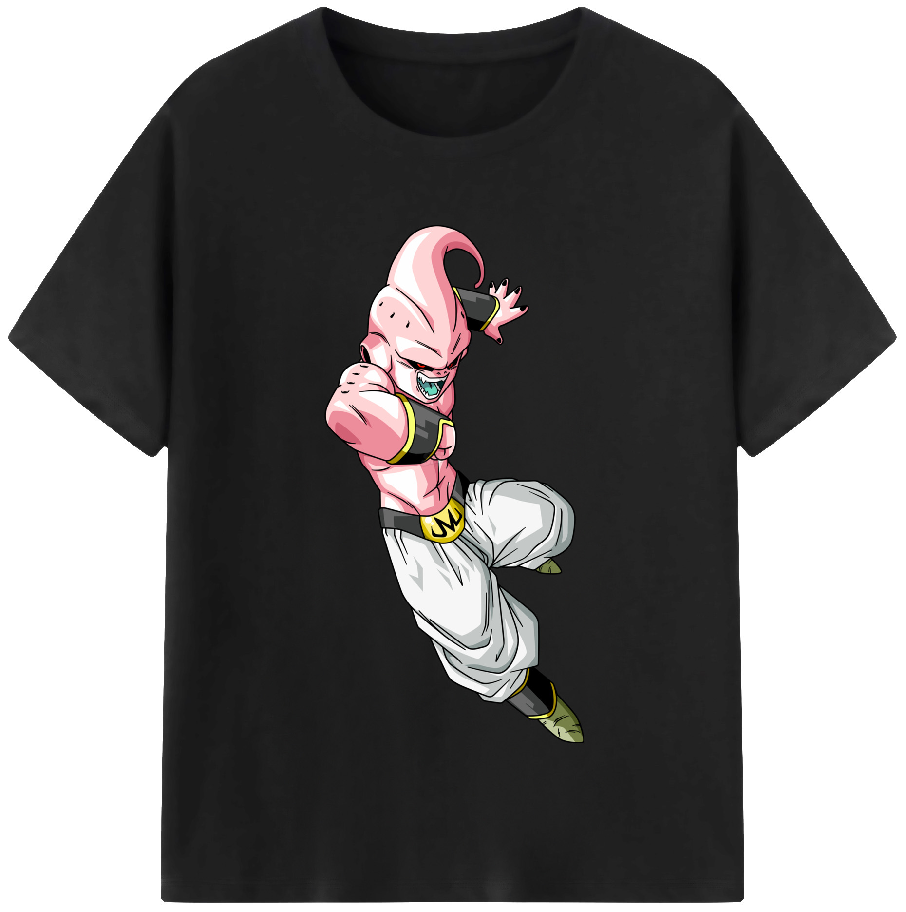 （画像用） ドラゴンボール 魔人ブウ DRAGON BALL Majin Buu 綿100％半袖Tシャツ（フロントプリント）