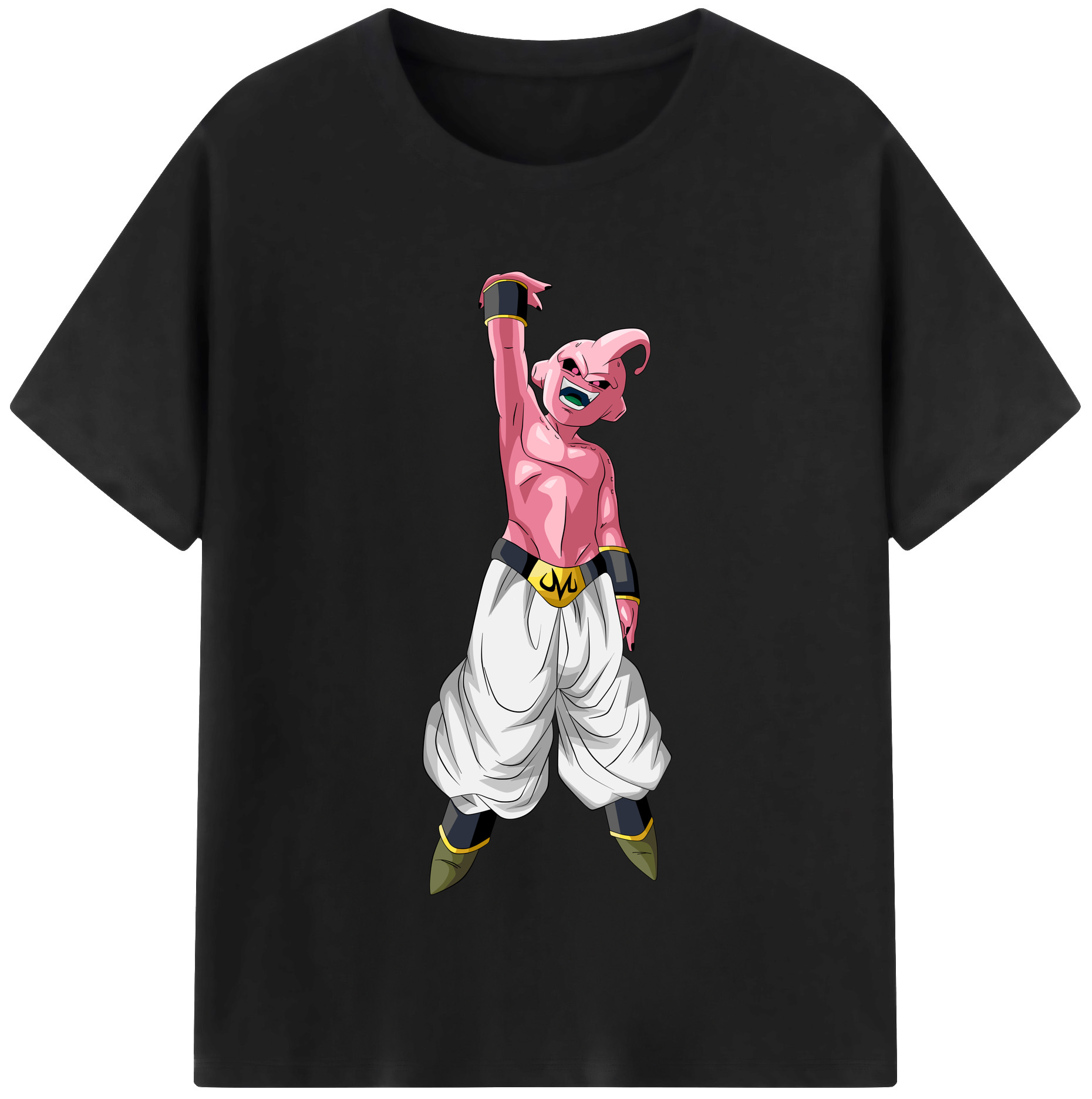 （画像用） ドラゴンボール 魔人ブウ DRAGON BALL Majin Buu 綿100％半袖Tシャツ（フロントプリント）