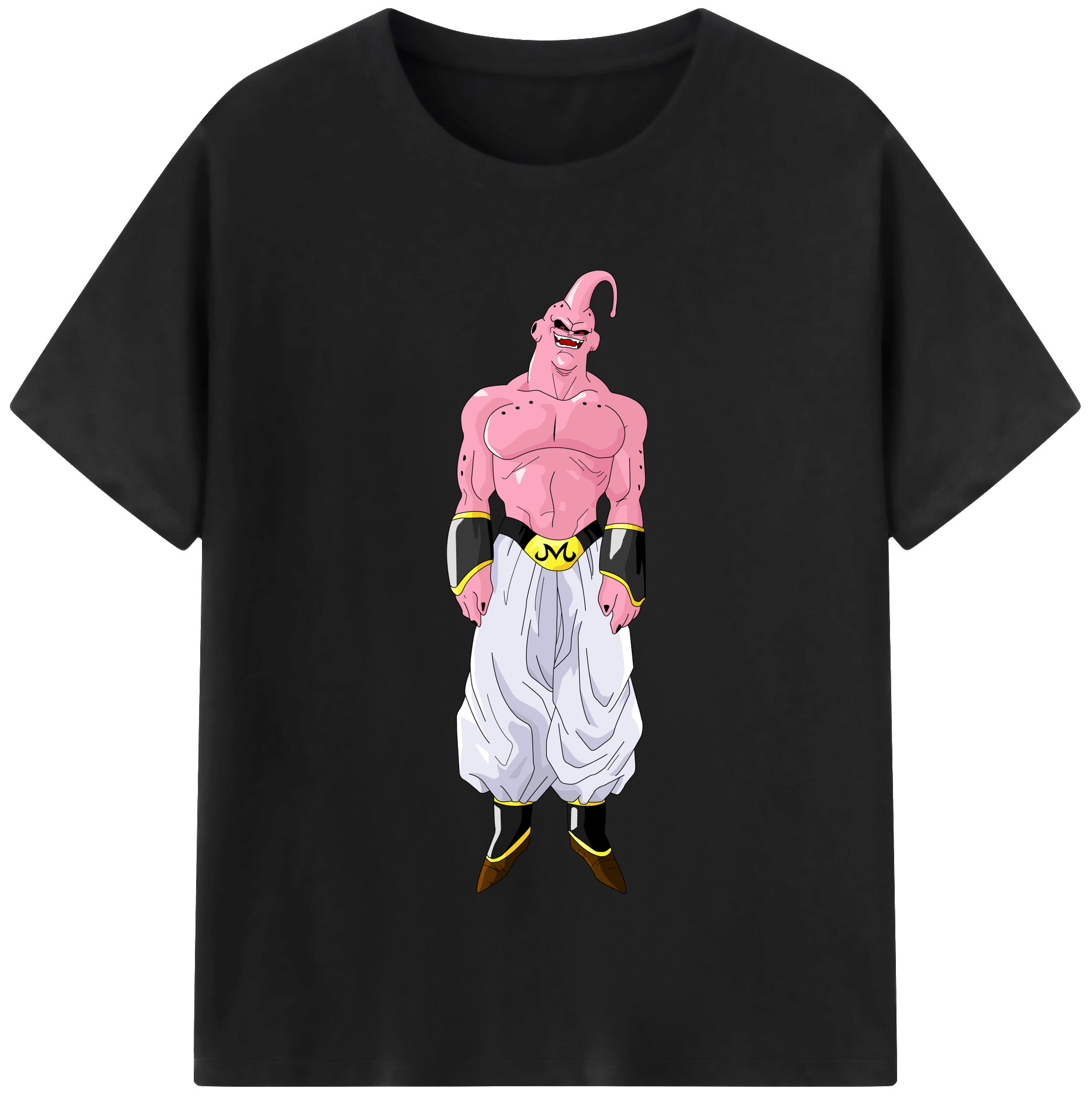 （画像用） ドラゴンボール 魔人ブウ DRAGON BALL Majin Buu 綿100％半袖Tシャツ（フロントプリント）