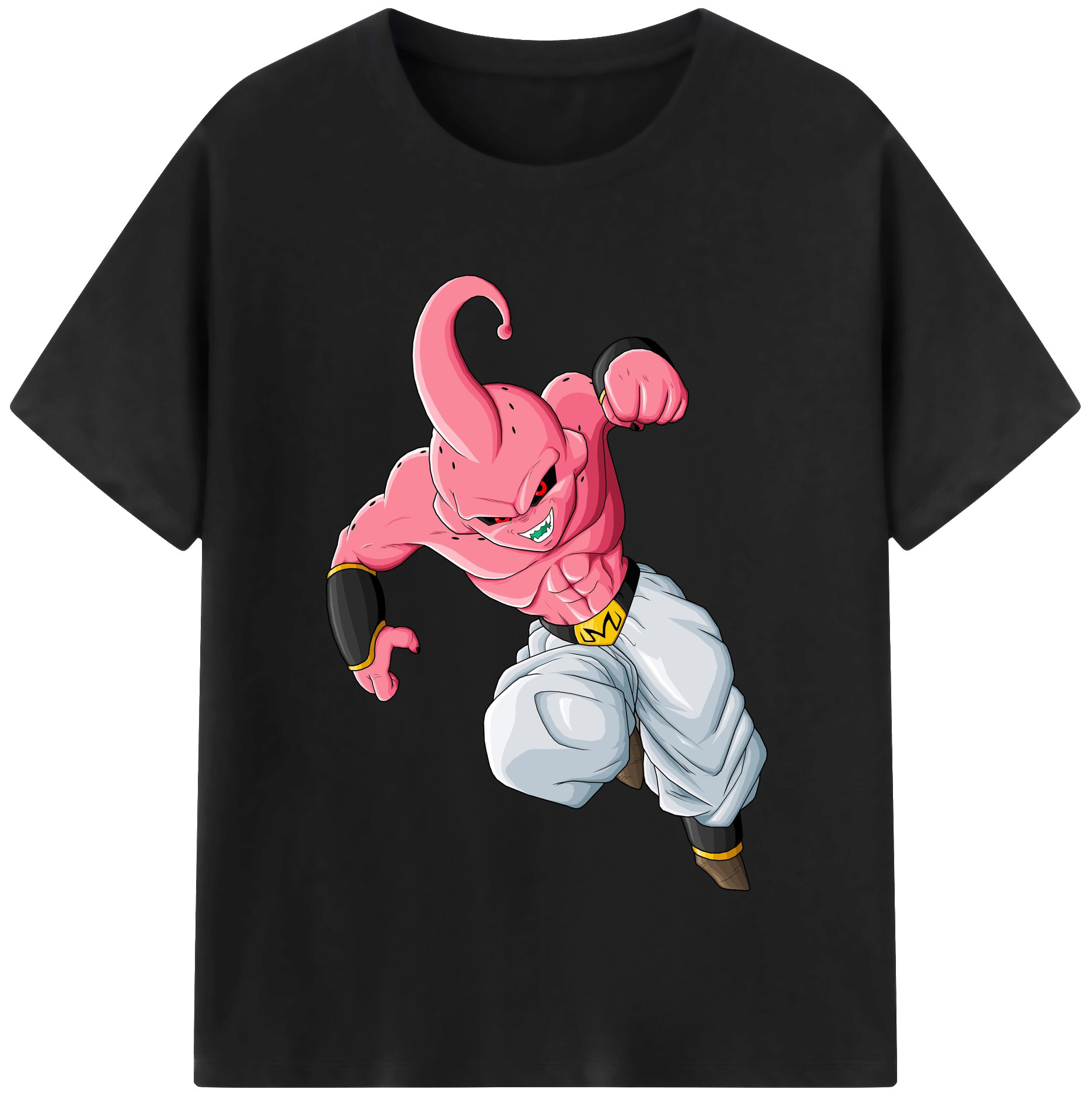 （画像用） ドラゴンボール 魔人ブウ DRAGON BALL Majin Buu 綿100％半袖Tシャツ（フロントプリント）