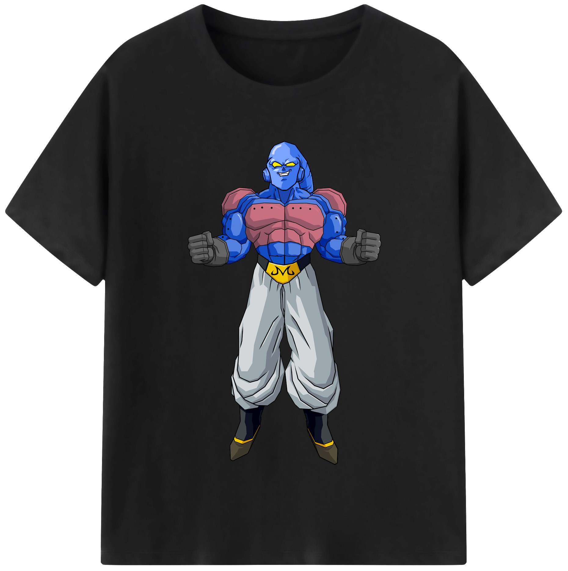 （画像用） ドラゴンボール 魔人ブウ DRAGON BALL Majin Buu 綿100％半袖Tシャツ（フロントプリント）