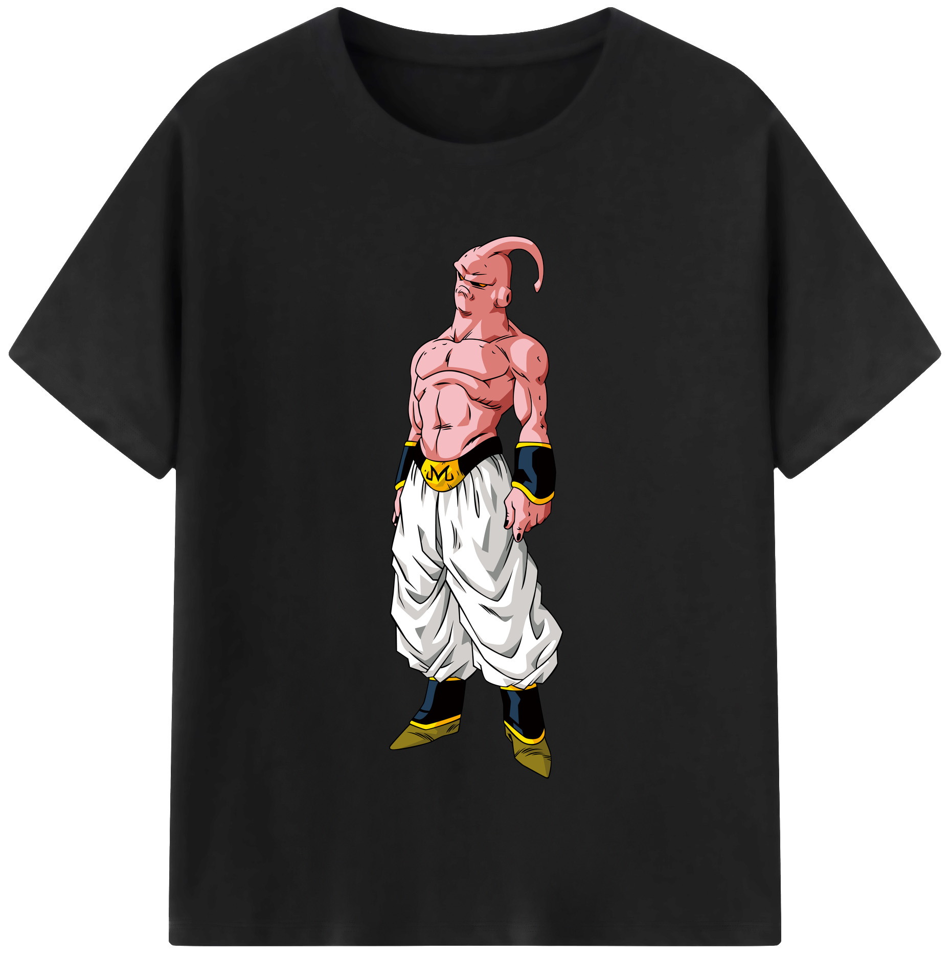 （画像用） ドラゴンボール 魔人ブウ DRAGON BALL Majin Buu 綿100％半袖Tシャツ（フロントプリント）