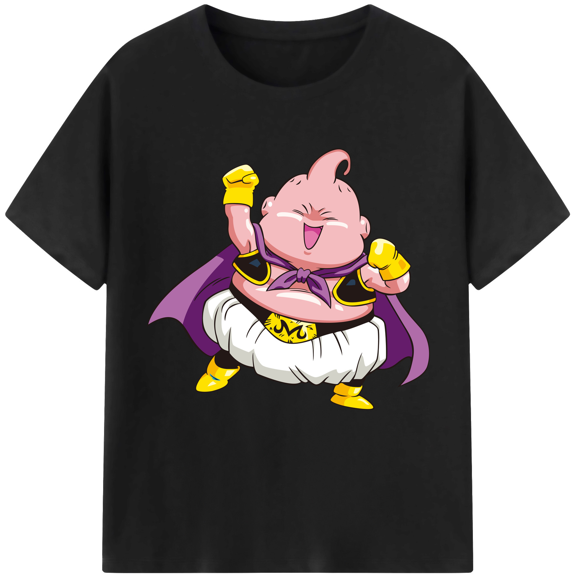 （画像用） ドラゴンボール 魔人ブウ DRAGON BALL Majin Buu 綿100％半袖Tシャツ（フロントプリント）