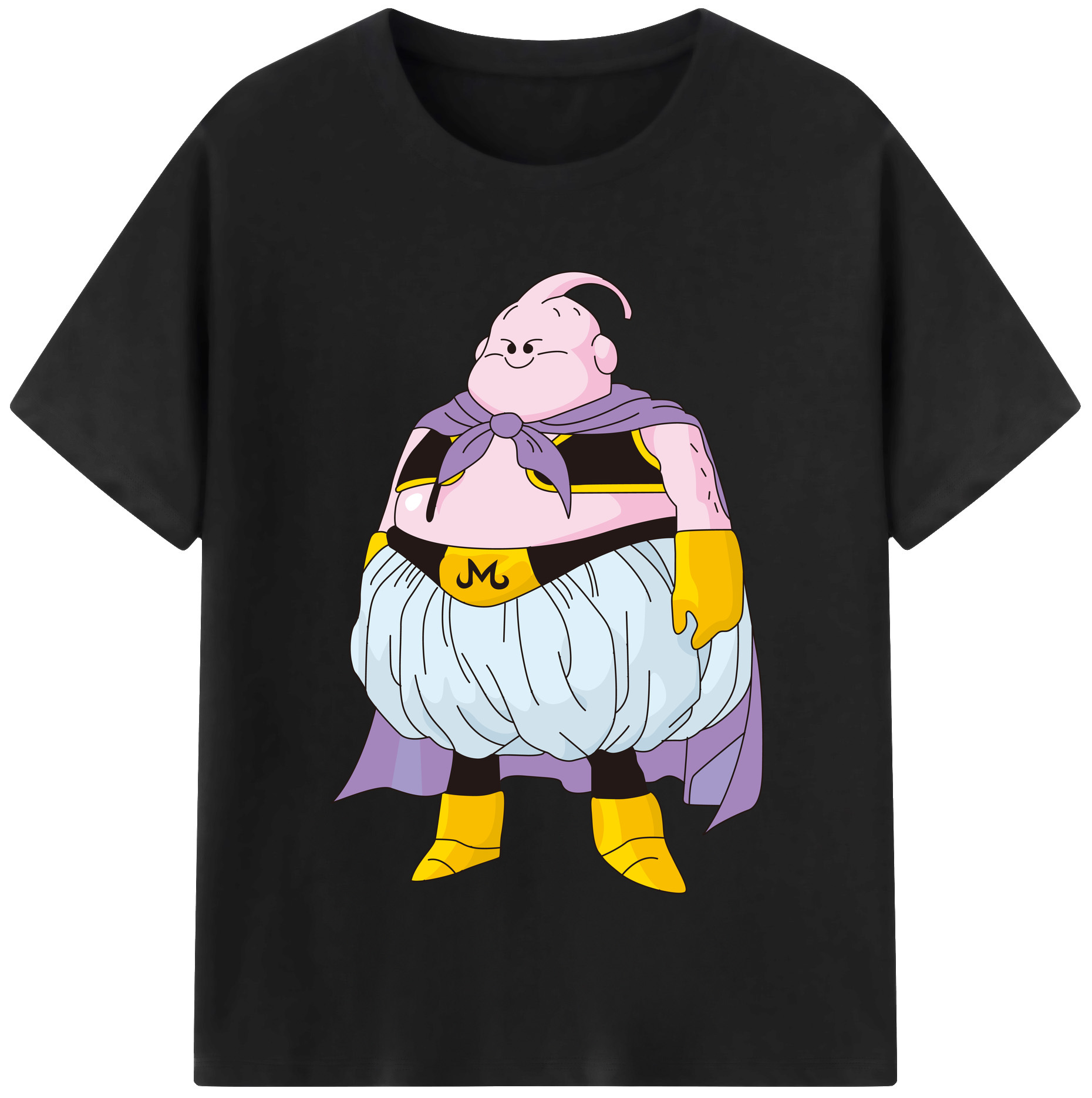 （画像用） ドラゴンボール 魔人ブウ DRAGON BALL Majin Buu 綿100％半袖Tシャツ（フロントプリント）