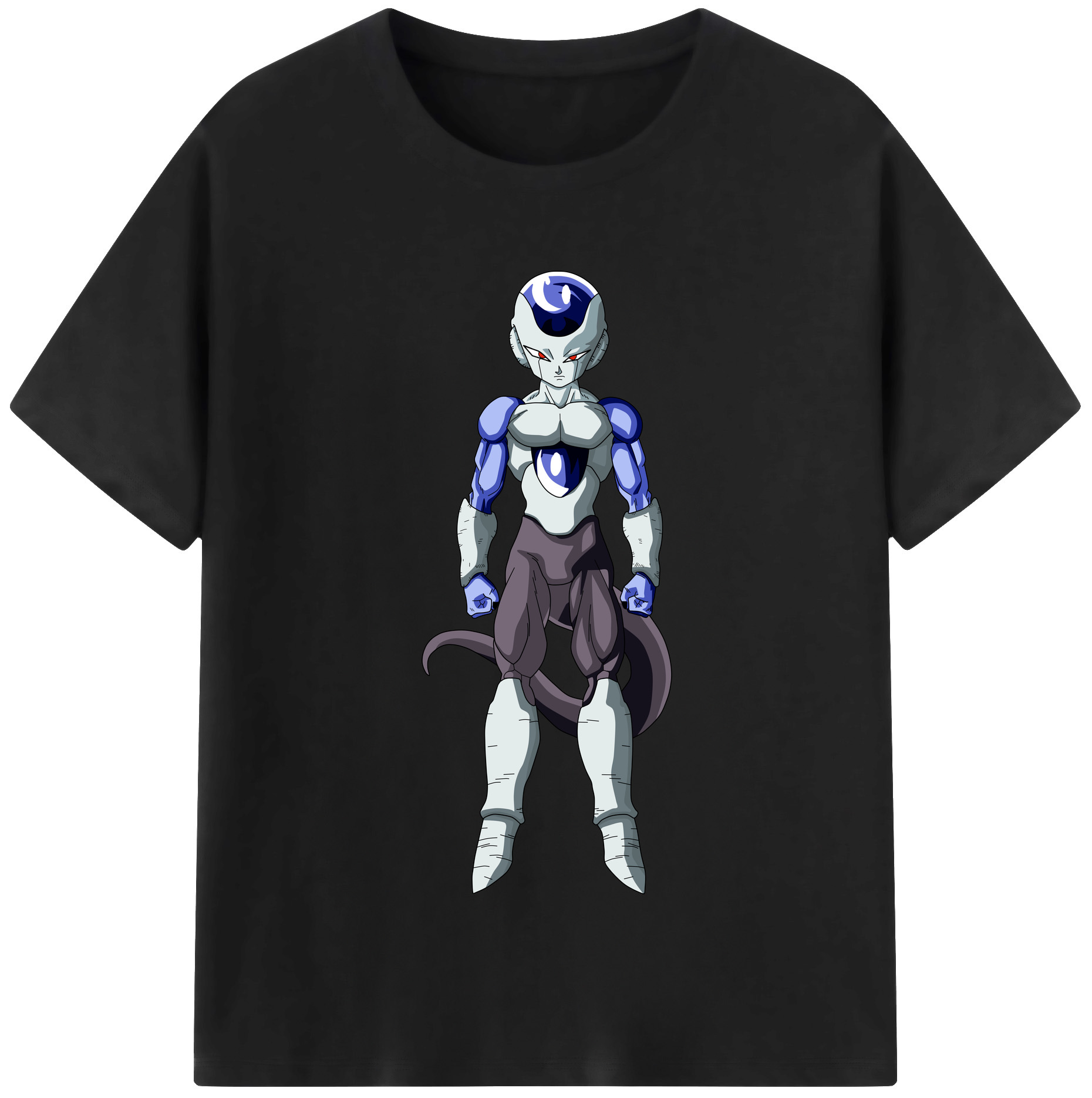 （画像用） ドラゴンボール フリーザ DRAGON BALL Frieza 綿100％半袖Tシャツ（フロントプリント）