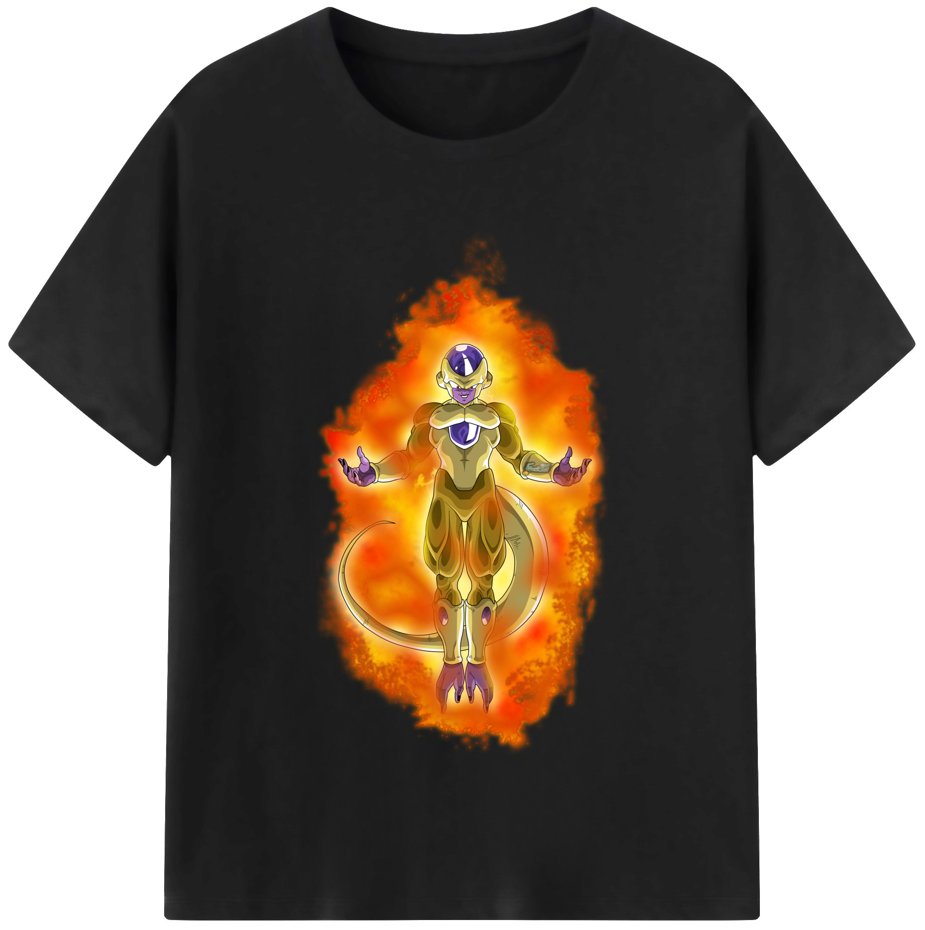 （画像用） ドラゴンボール フリーザ DRAGON BALL Frieza 綿100％半袖Tシャツ（フロントプリント）