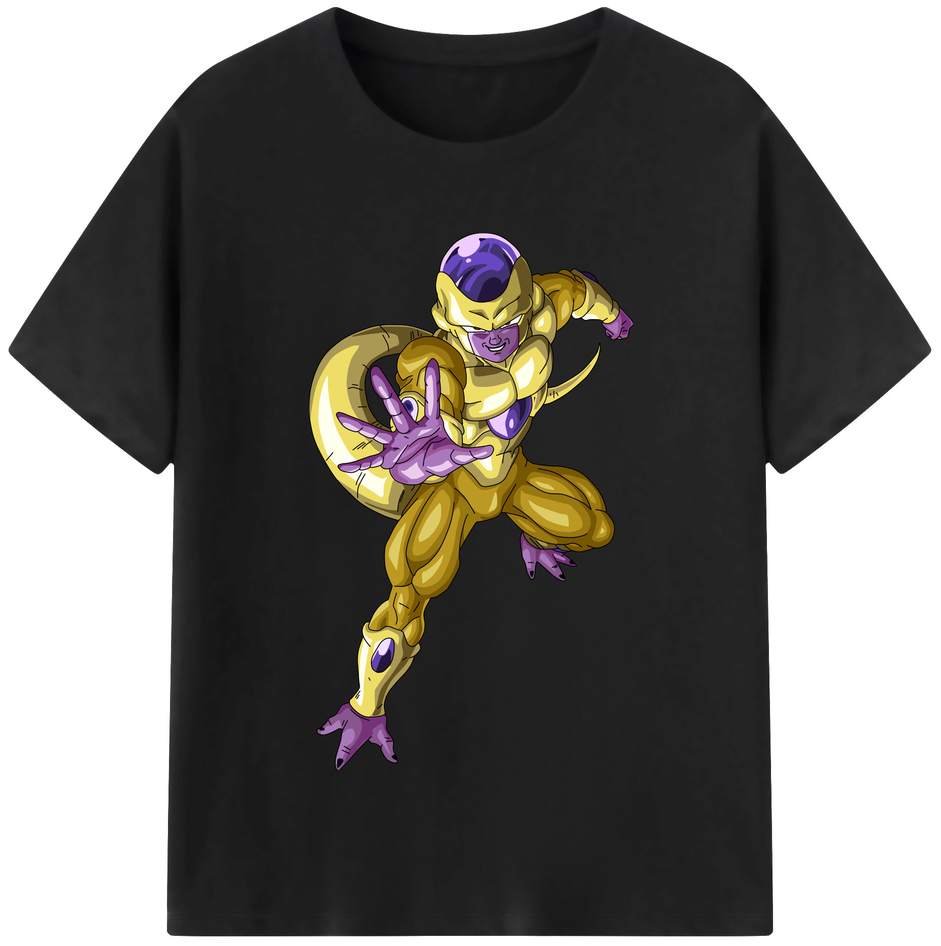 （画像用） ドラゴンボール フリーザ DRAGON BALL Frieza 綿100％半袖Tシャツ（フロントプリント）