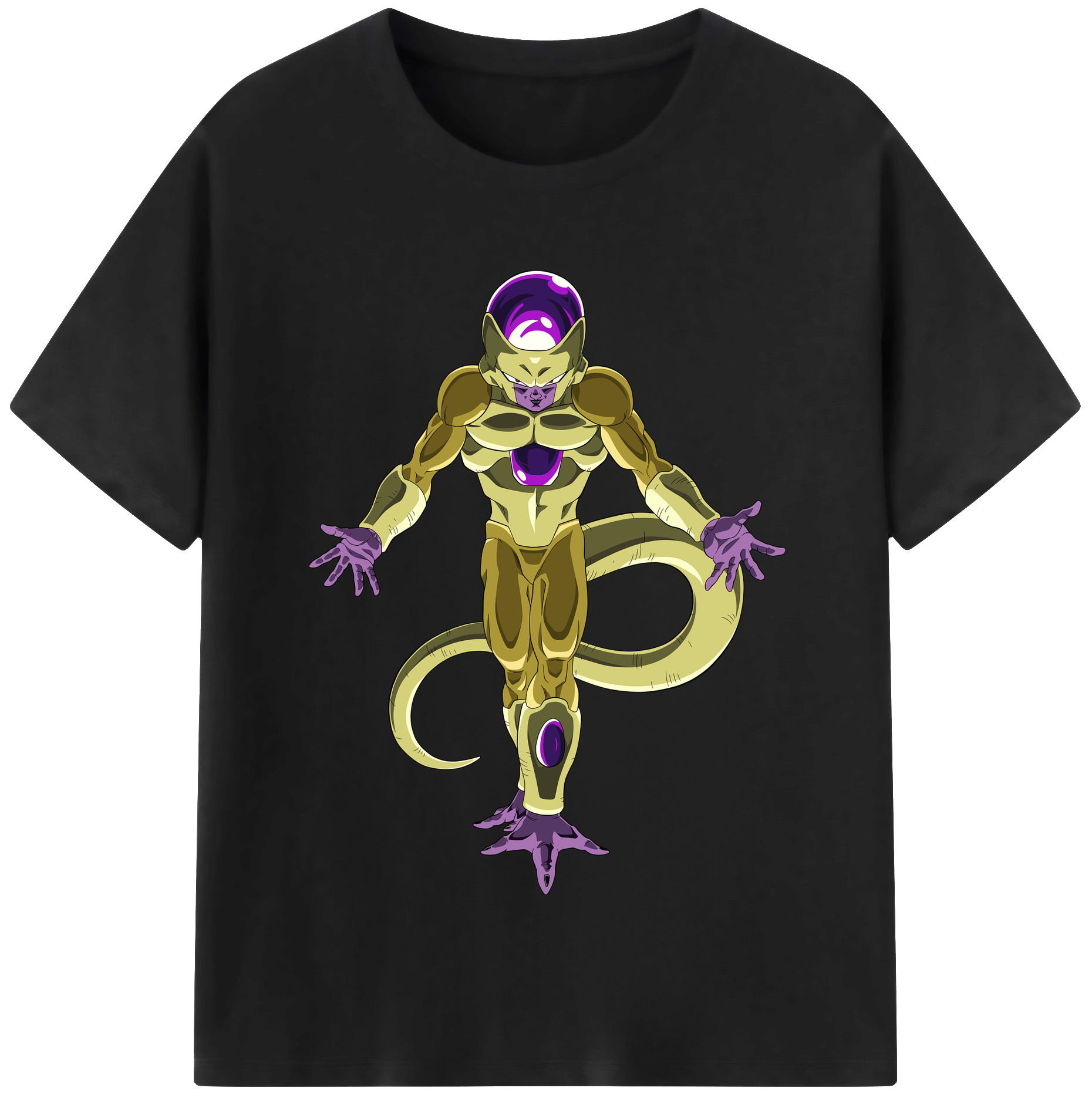 （画像用） ドラゴンボール フリーザ DRAGON BALL Frieza 綿100％半袖Tシャツ（フロントプリント）