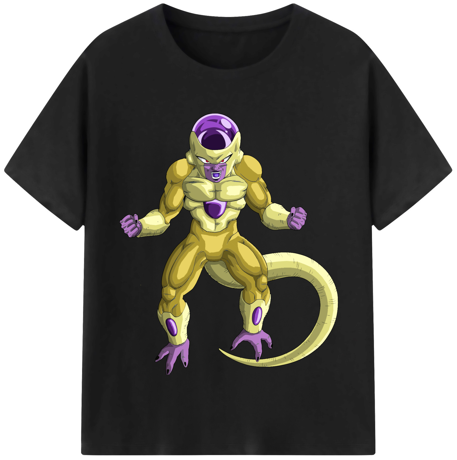 （画像用） ドラゴンボール フリーザ DRAGON BALL Frieza 綿100％半袖Tシャツ（フロントプリント）