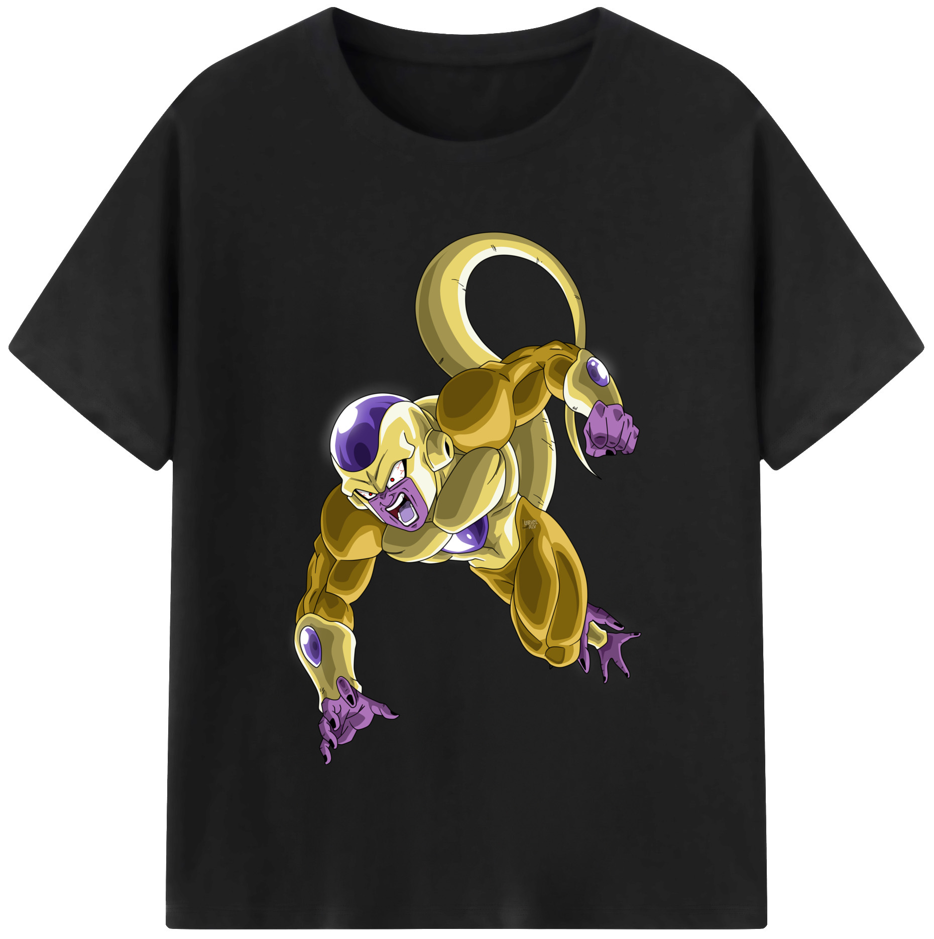 （画像用） ドラゴンボール フリーザ DRAGON BALL Frieza 綿100％半袖Tシャツ（フロントプリント）