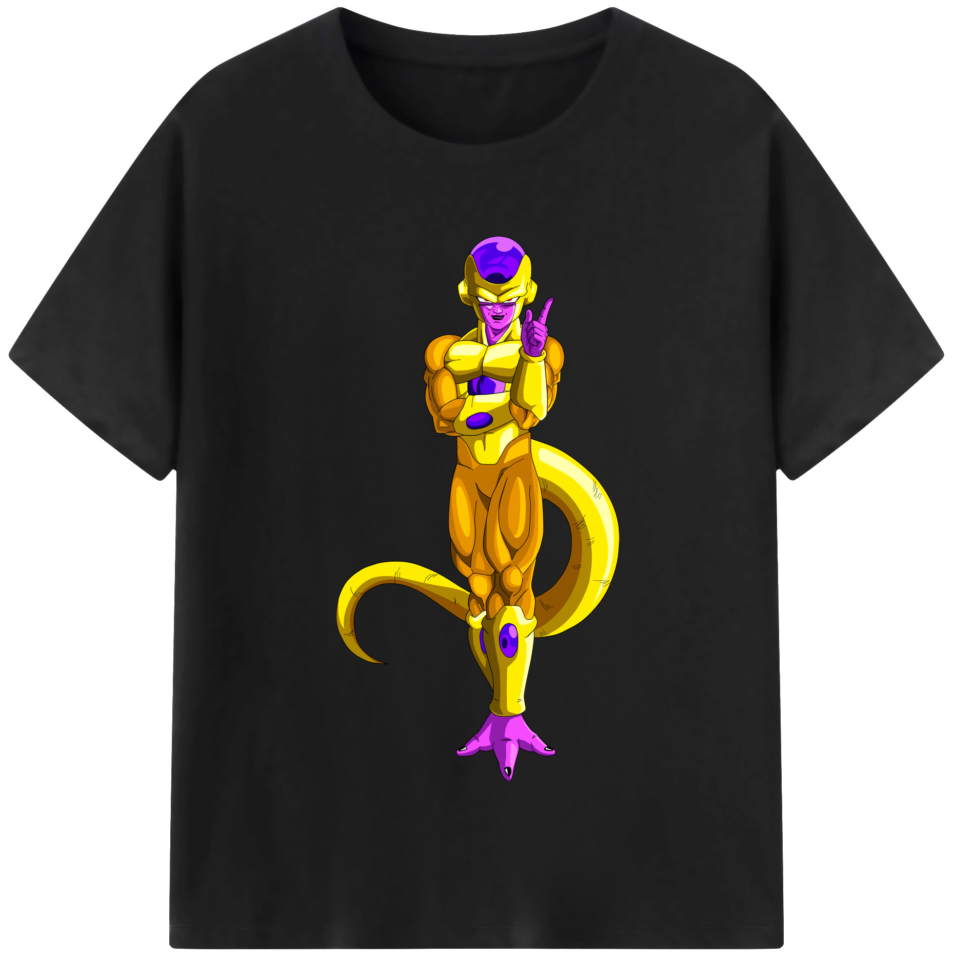 （画像用） ドラゴンボール フリーザ DRAGON BALL Frieza 綿100％半袖Tシャツ（フロントプリント）