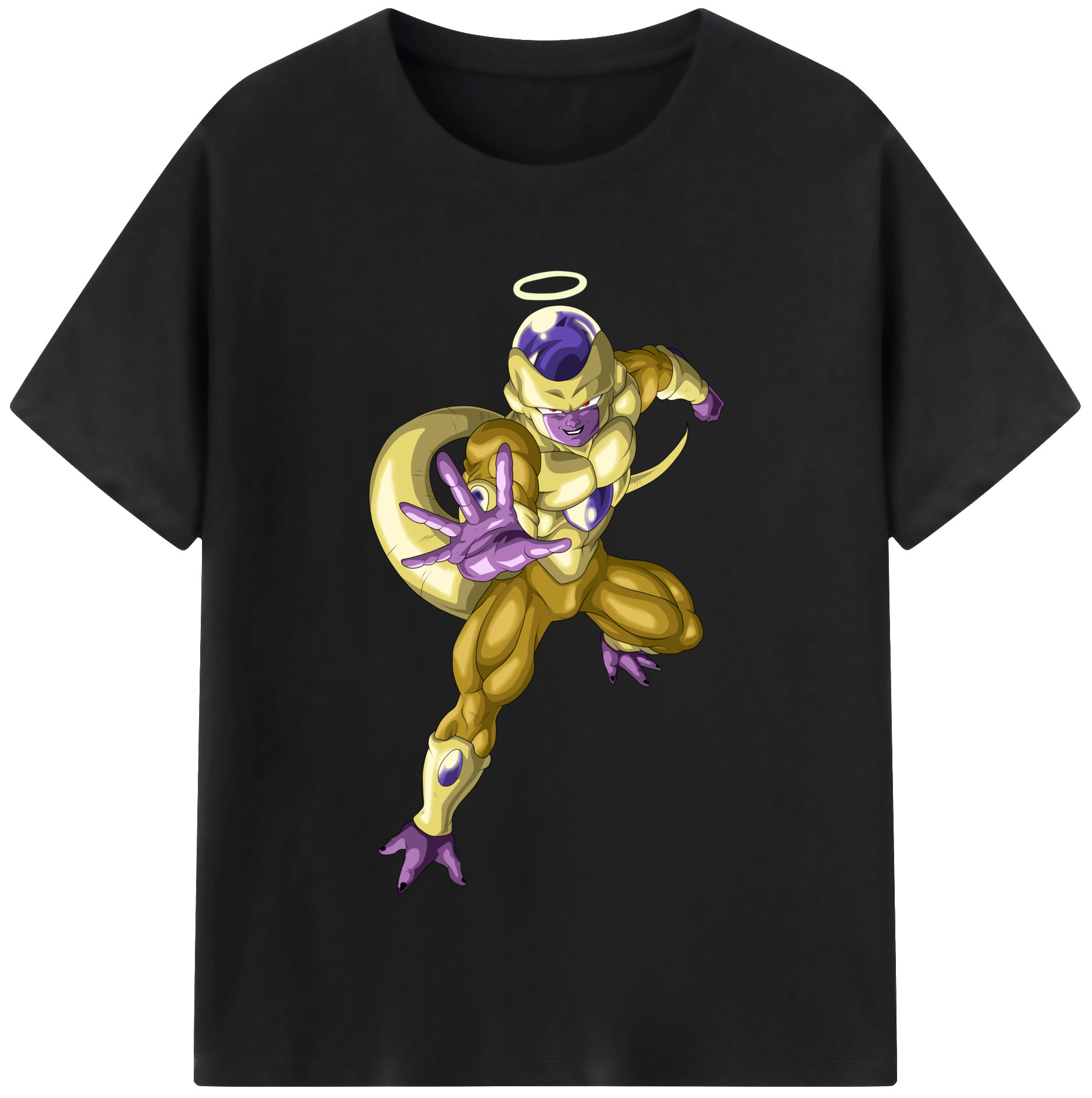（画像用） ドラゴンボール フリーザ DRAGON BALL Frieza 綿100％半袖Tシャツ（フロントプリント）