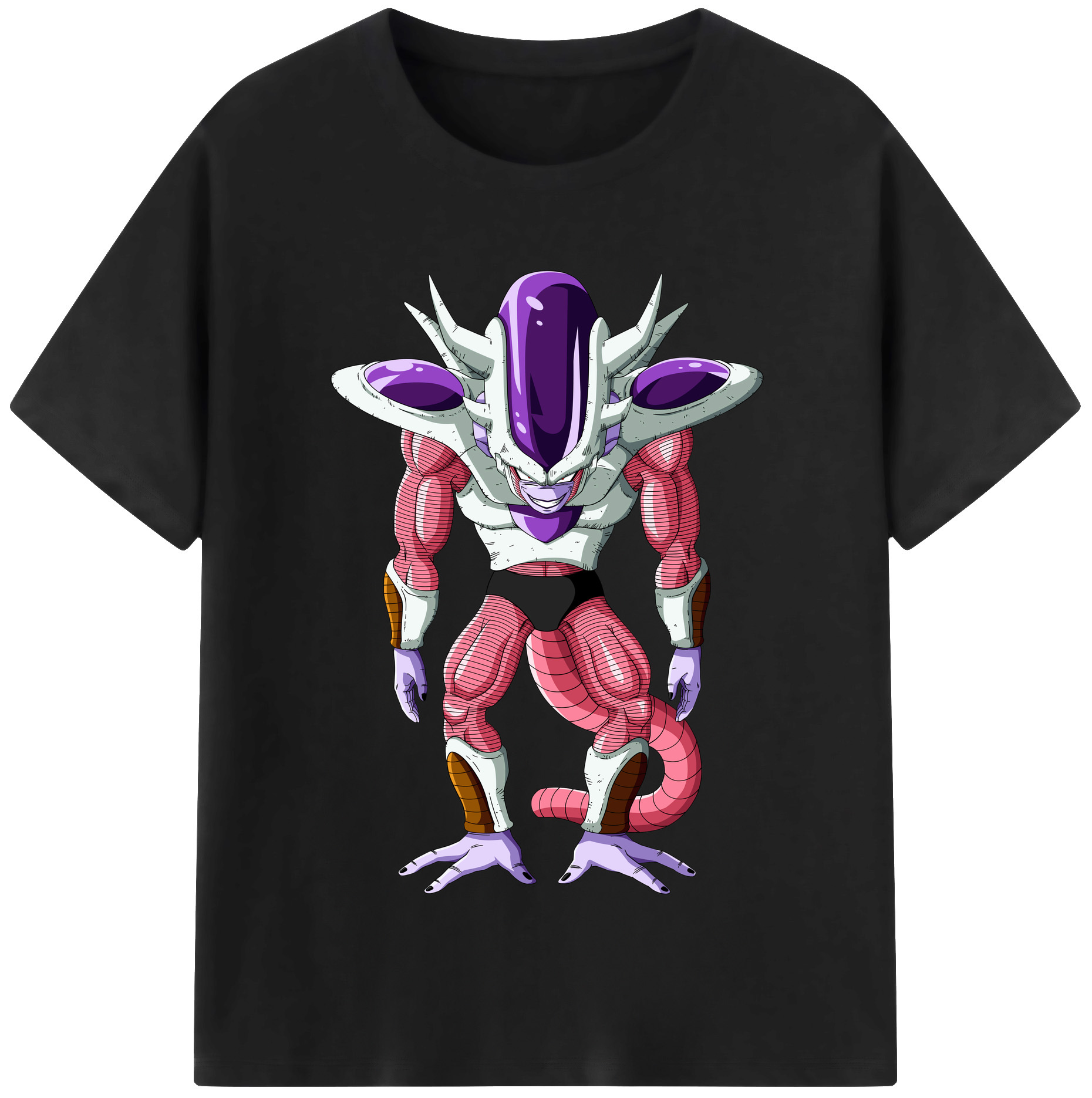 （画像用） ドラゴンボール フリーザ DRAGON BALL Frieza 綿100％半袖Tシャツ（フロントプリント）