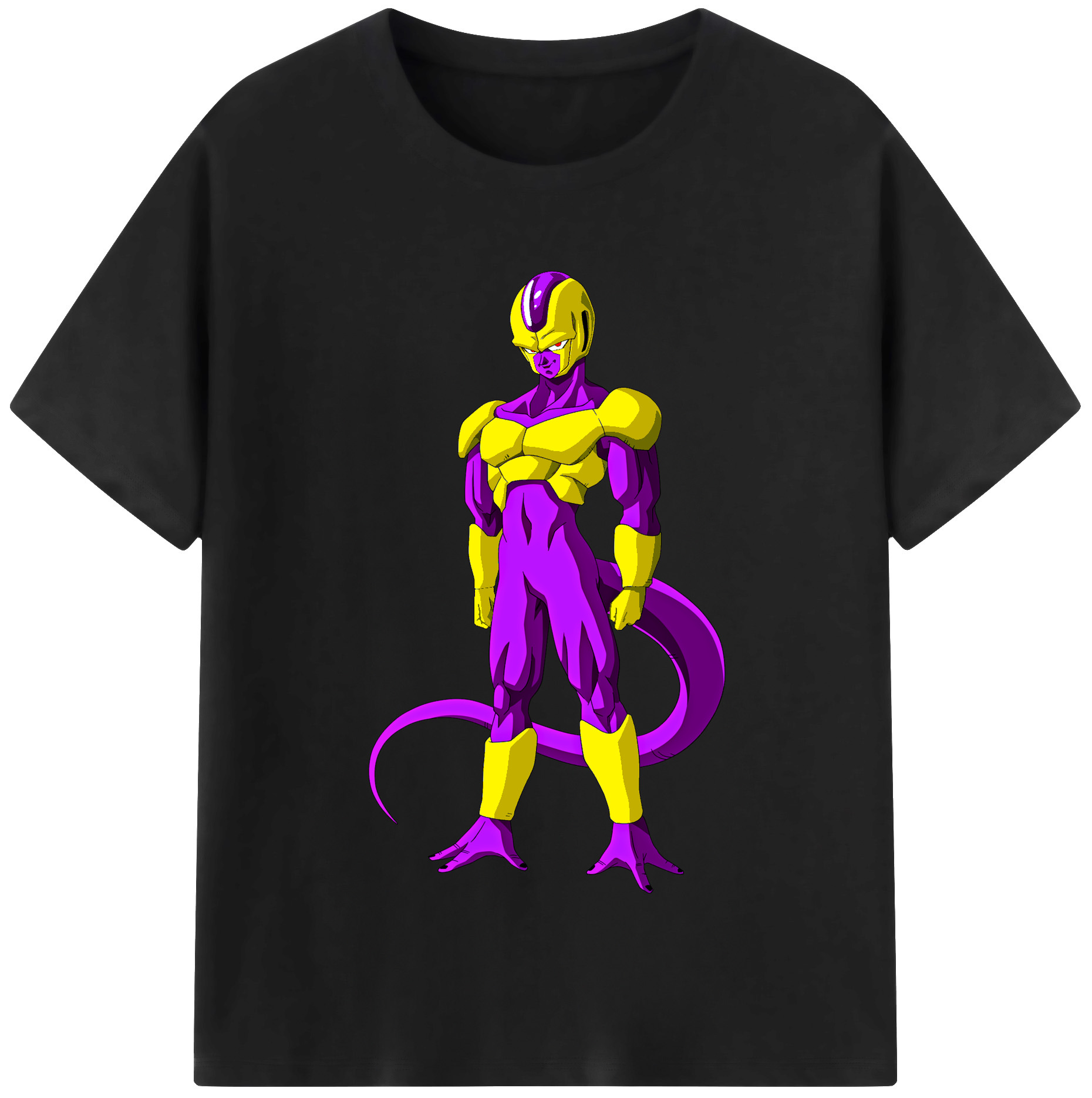 （画像用） ドラゴンボール フリーザ DRAGON BALL Frieza 綿100％半袖Tシャツ（フロントプリント）