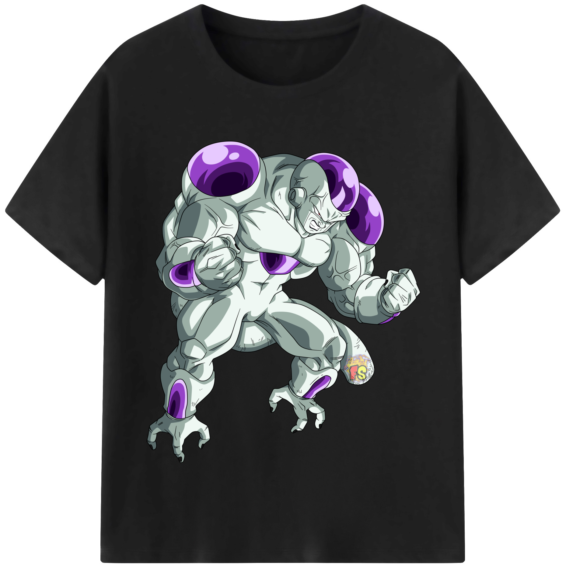 （画像用） ドラゴンボール フリーザ DRAGON BALL Frieza 綿100％半袖Tシャツ（フロントプリント）