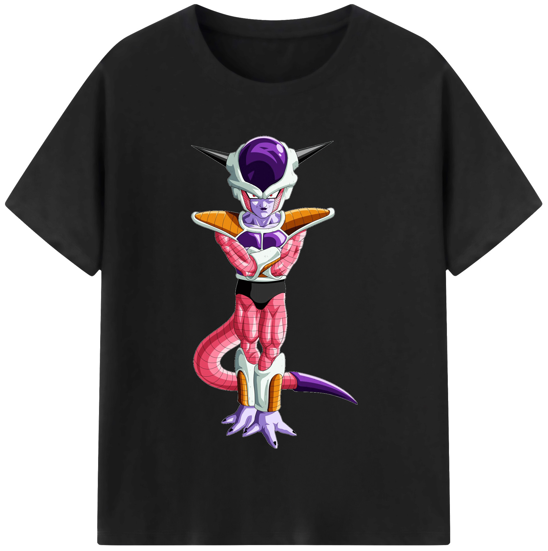（画像用） ドラゴンボール フリーザ DRAGON BALL Frieza 綿100％半袖Tシャツ（フロントプリント）