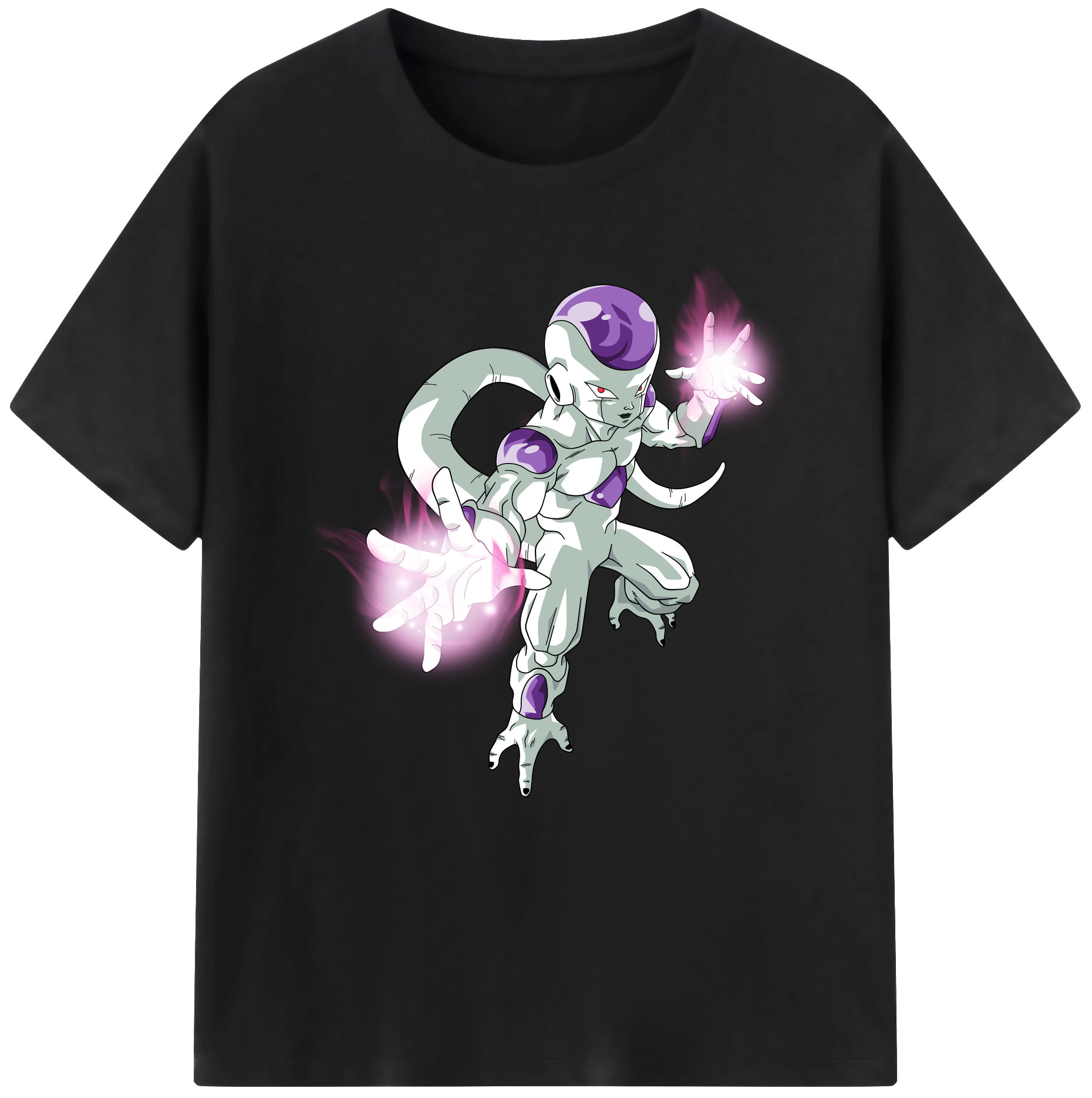 （画像用） ドラゴンボール フリーザ DRAGON BALL Frieza 綿100％半袖Tシャツ（フロントプリント）