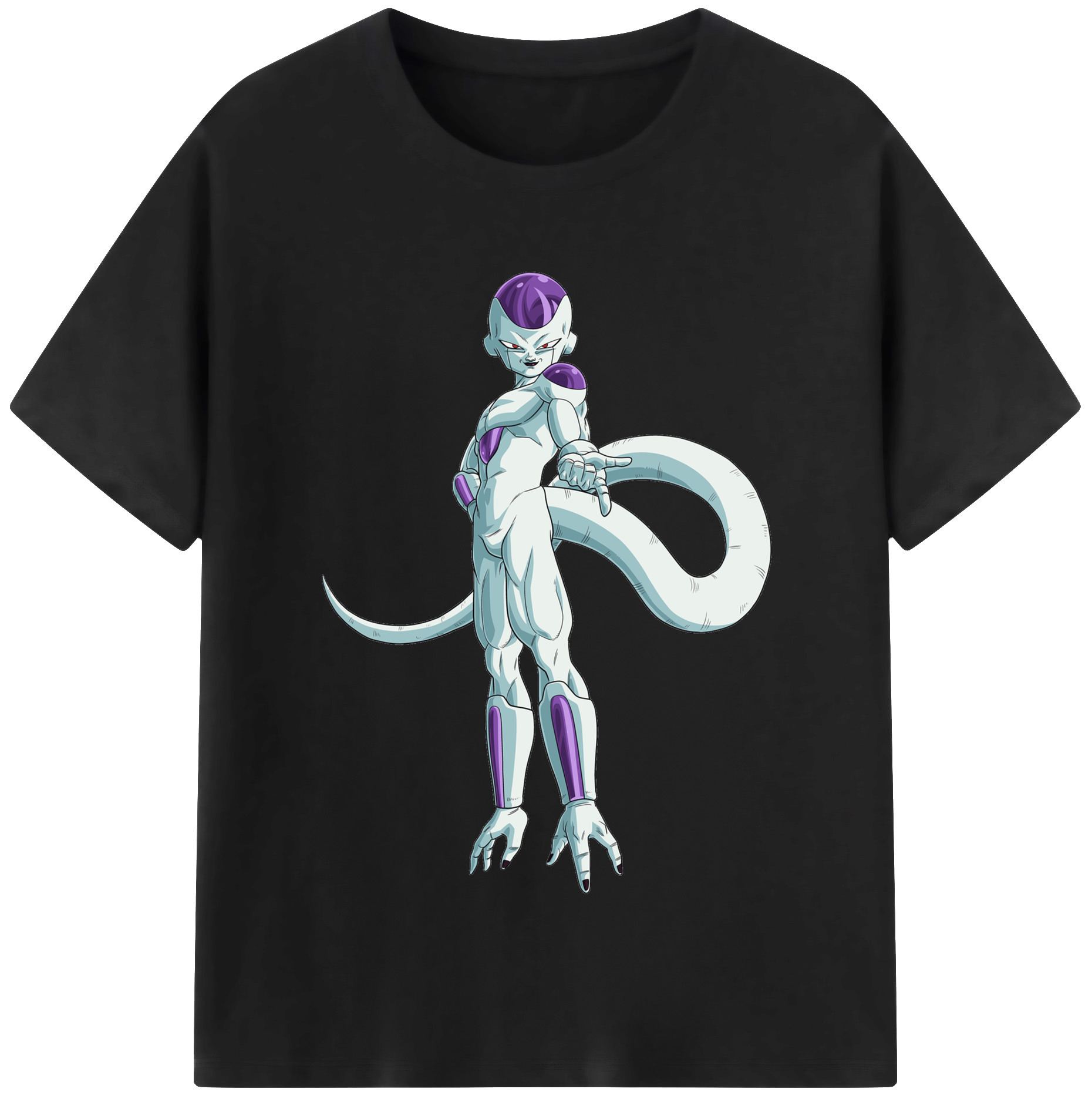 （画像用） ドラゴンボール フリーザ DRAGON BALL Frieza 綿100％半袖Tシャツ（フロントプリント）