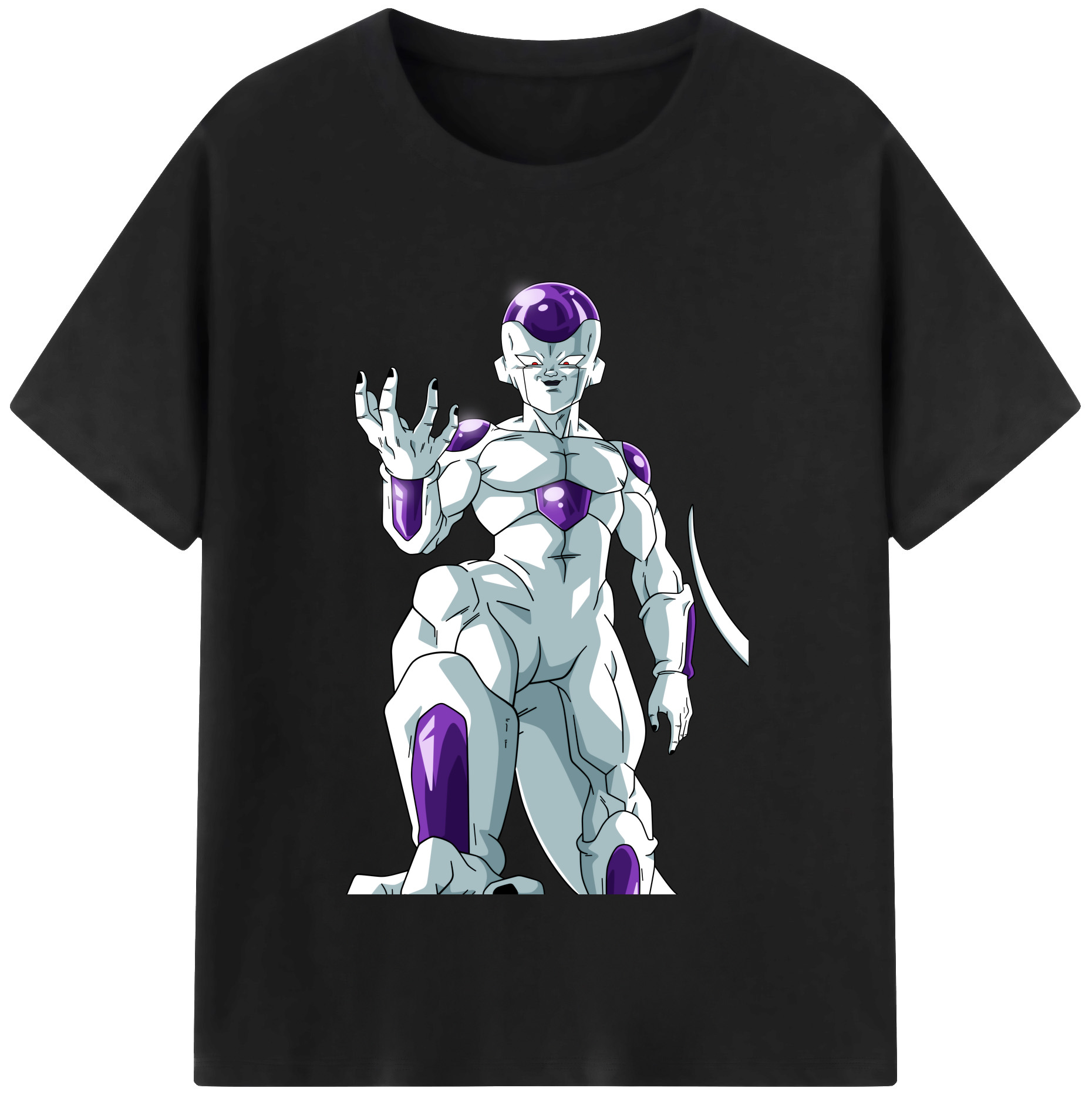 （画像用） ドラゴンボール フリーザ DRAGON BALL Frieza 綿100％半袖Tシャツ（フロントプリント）