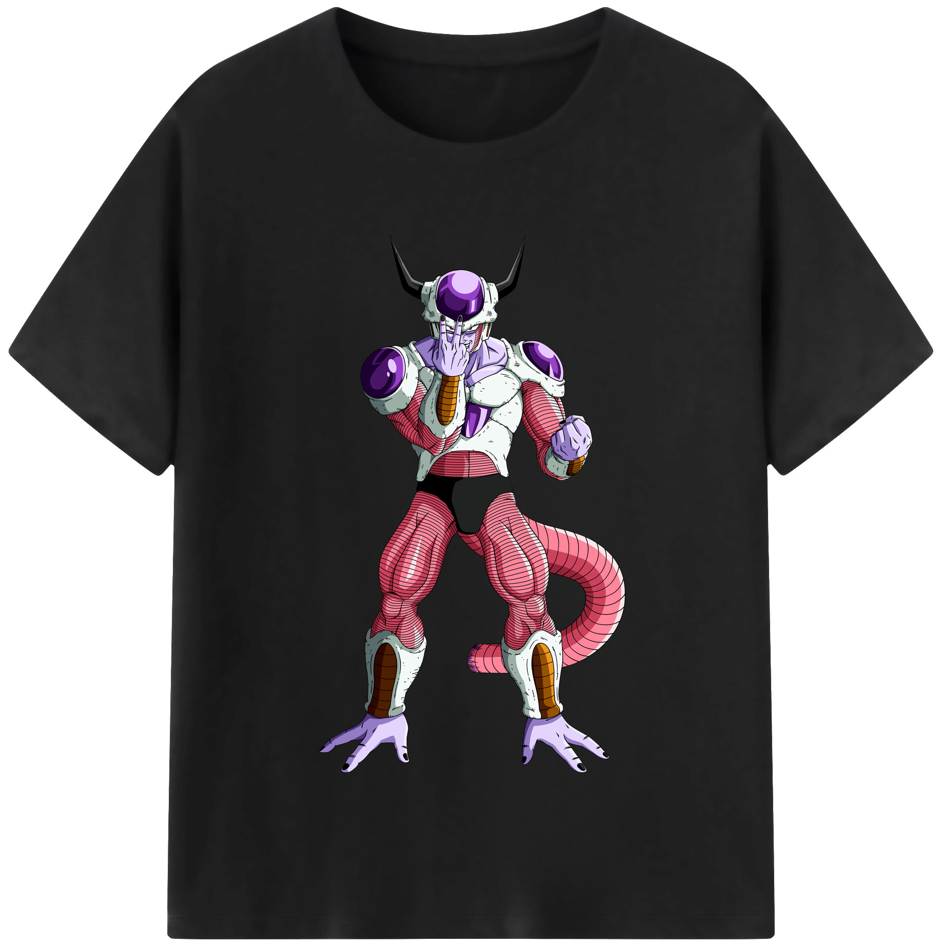 （画像用） ドラゴンボール フリーザ DRAGON BALL Frieza 綿100％半袖Tシャツ（フロントプリント）