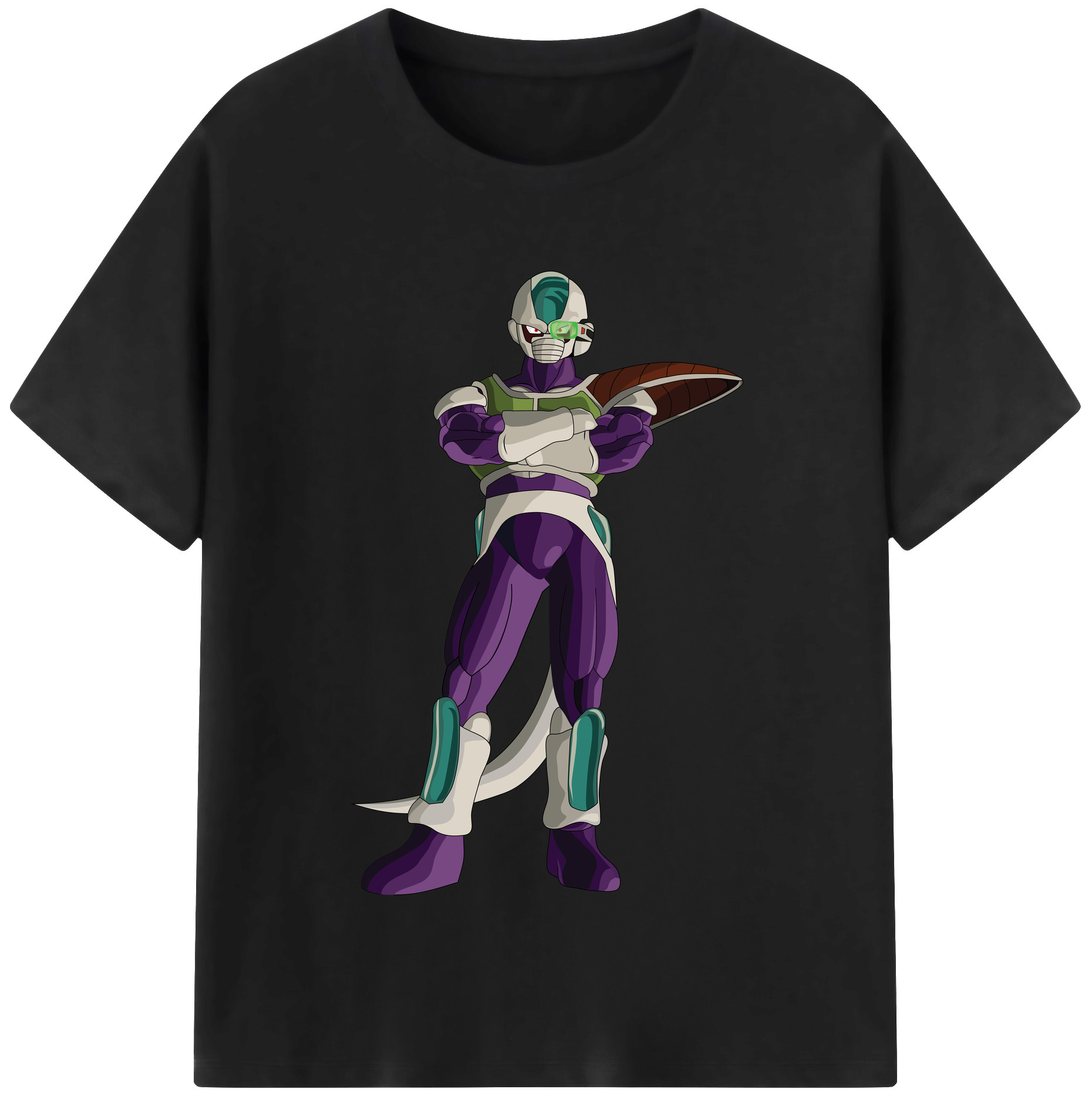 （画像用） ドラゴンボール フリーザ DRAGON BALL Frieza 綿100％半袖Tシャツ（フロントプリント）