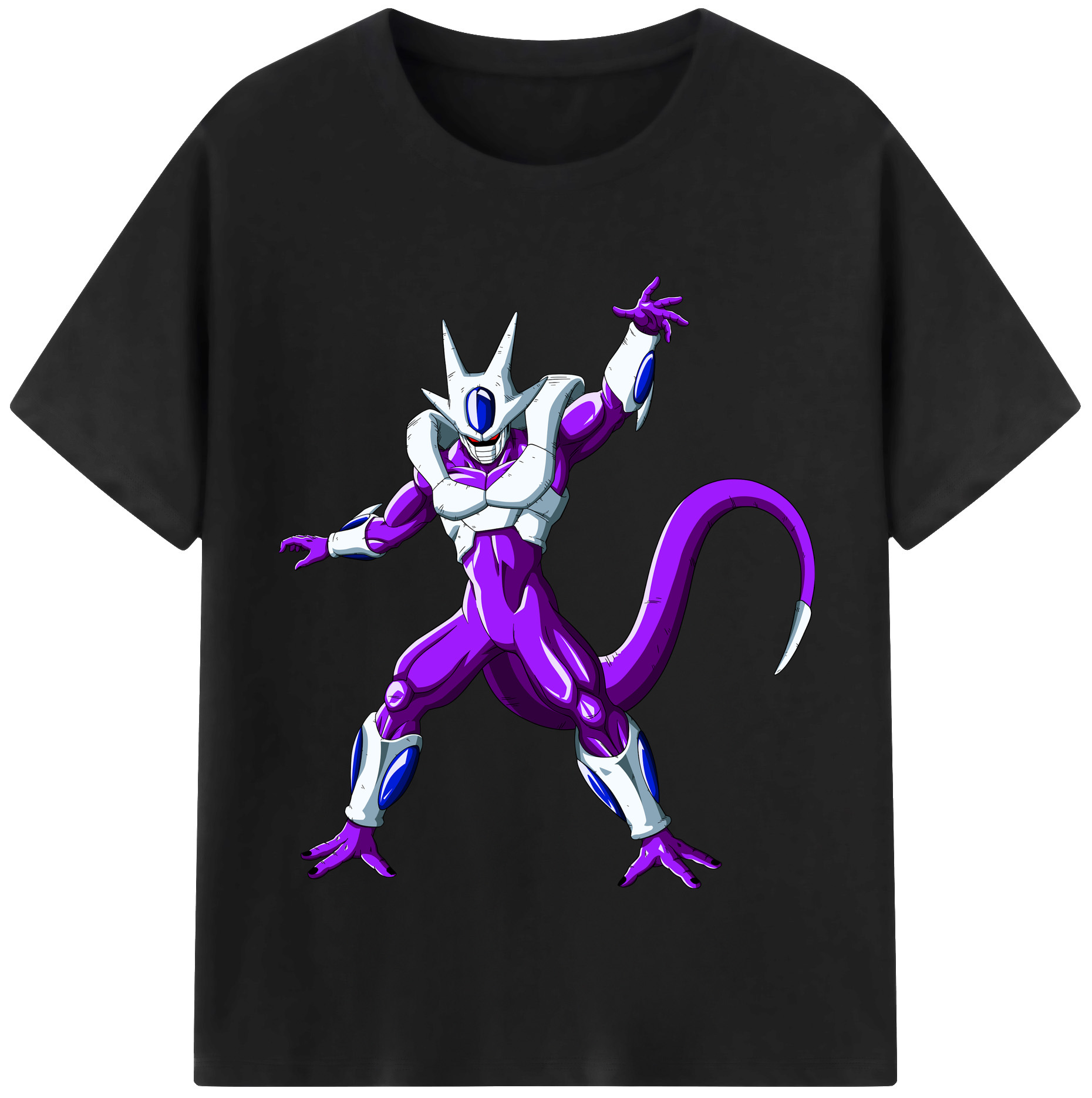 （画像用） ドラゴンボール クウラ DRAGON BALL Cooler Coora 綿100％半袖Tシャツ（フロントプリント）