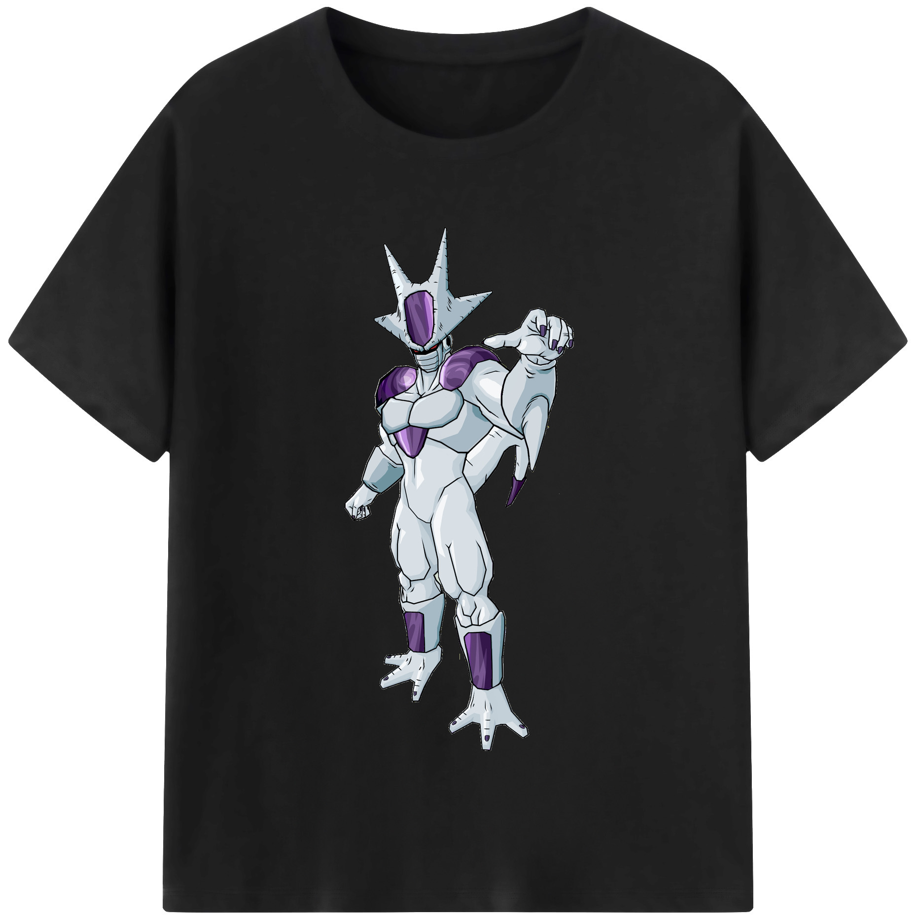 （画像用） ドラゴンボール クウラ DRAGON BALL Cooler Coora 綿100％半袖Tシャツ（フロントプリント）