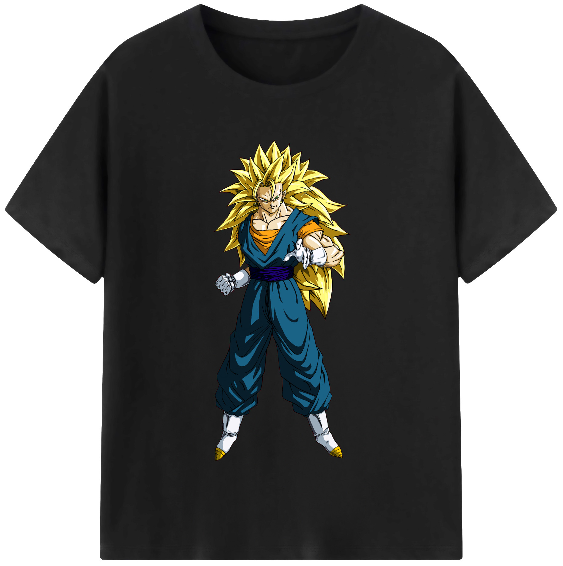 （画像用） ドラゴンボール ベジット DRAGON BALL Vegetto 綿100％半袖Tシャツ（フロントプリント）
