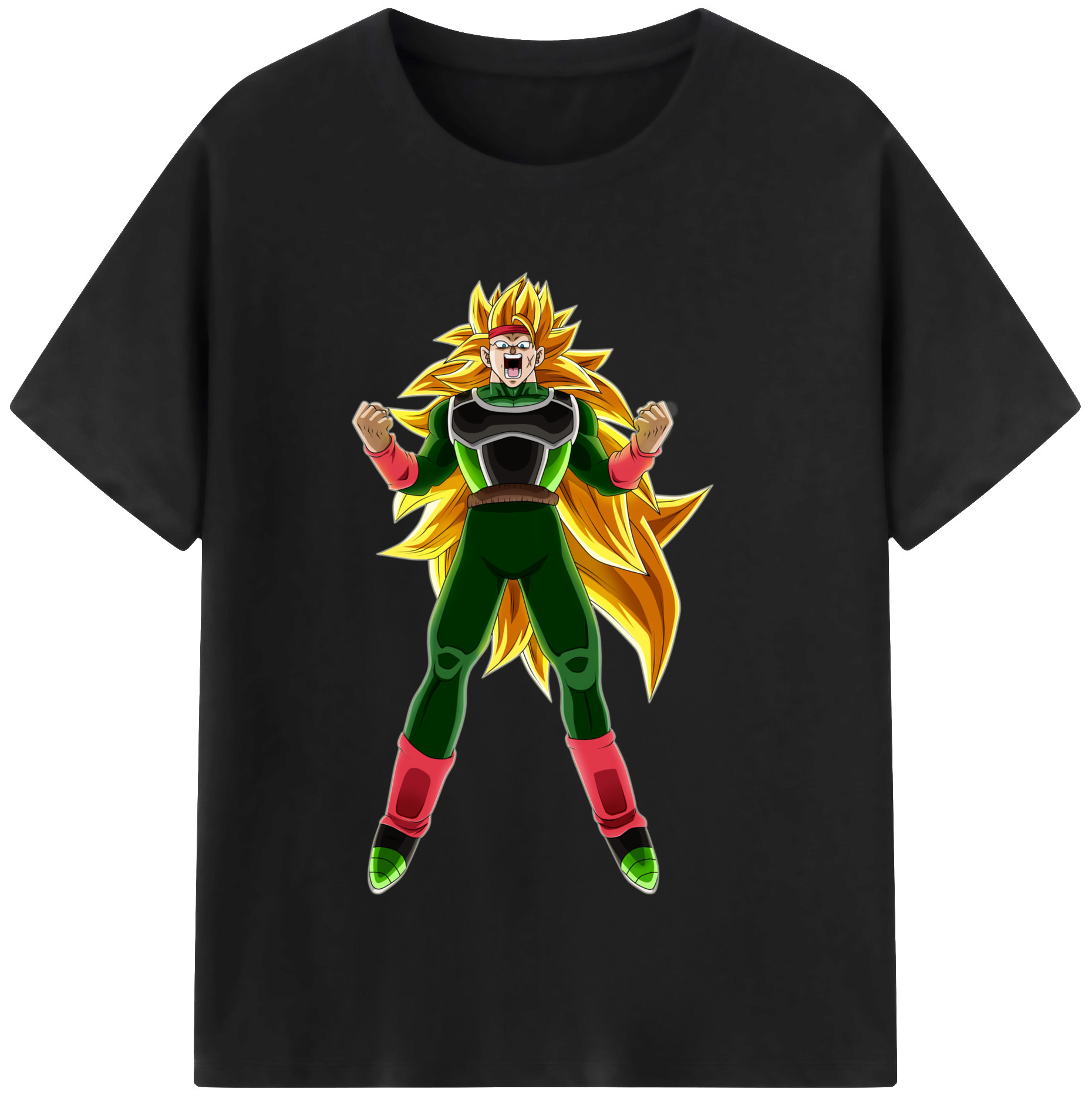 （画像用） ドラゴンボール ブロリー DRAGON BALL Broli 綿100％半袖Tシャツ（フロントプリント）