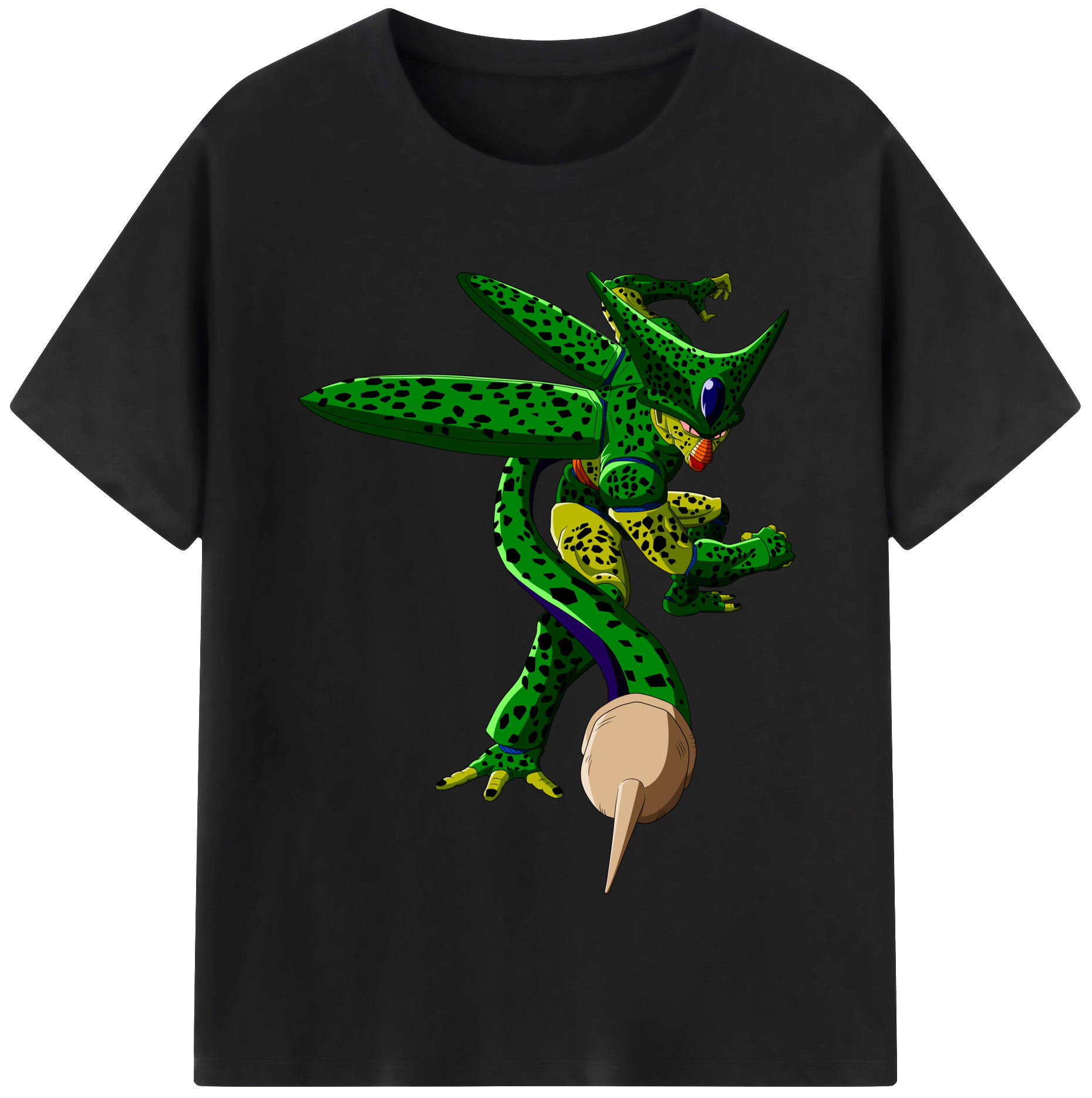 （画像用） ドラゴンボール セル DRAGON BALL Cell 綿100％半袖Tシャツ（フロントプリント）