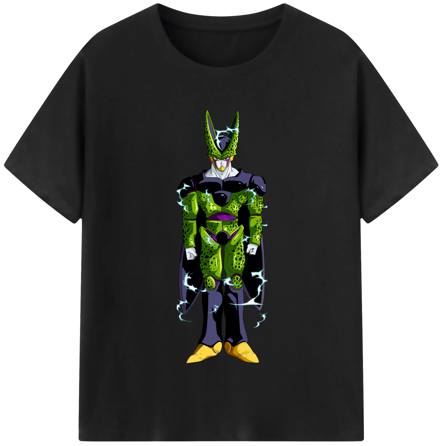 （画像用） ドラゴンボール セル DRAGON BALL Cell 綿100％半袖Tシャツ（フロントプリント）