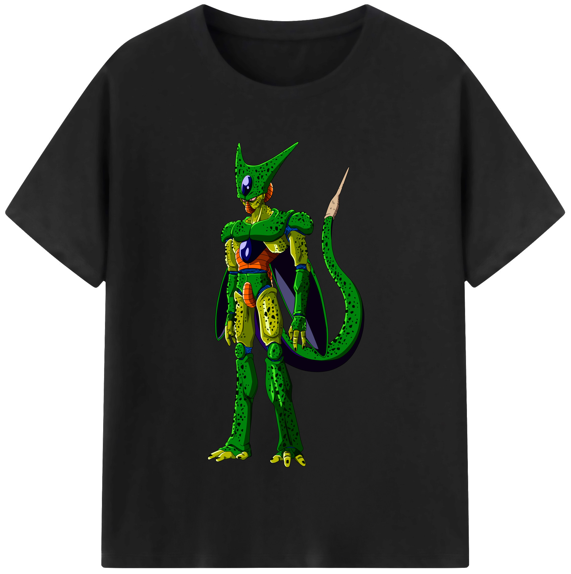 （画像用） ドラゴンボール セル DRAGON BALL Cell 綿100％半袖Tシャツ（フロントプリント）