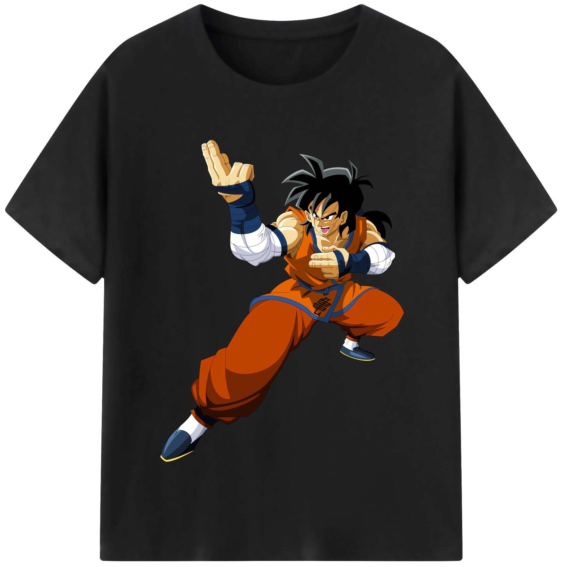 （画像用） ドラゴンボール ヤムチャ DRAGON BALL Yamcha 綿100％半袖Tシャツ（フロントプリント）