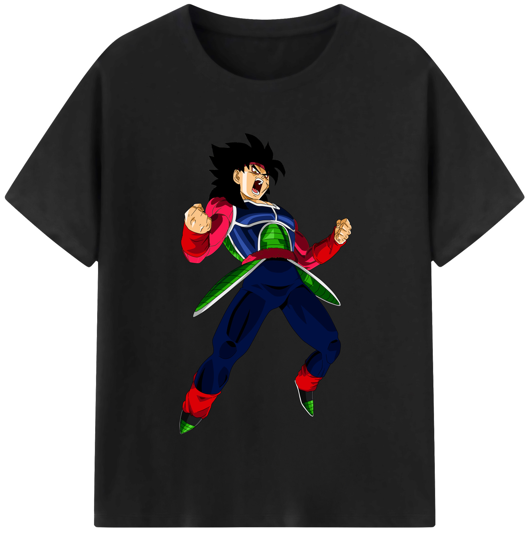 （画像用） ドラゴンボール バーダック DRAGON BALL Burdock 綿100％半袖Tシャツ（フロントプリント）