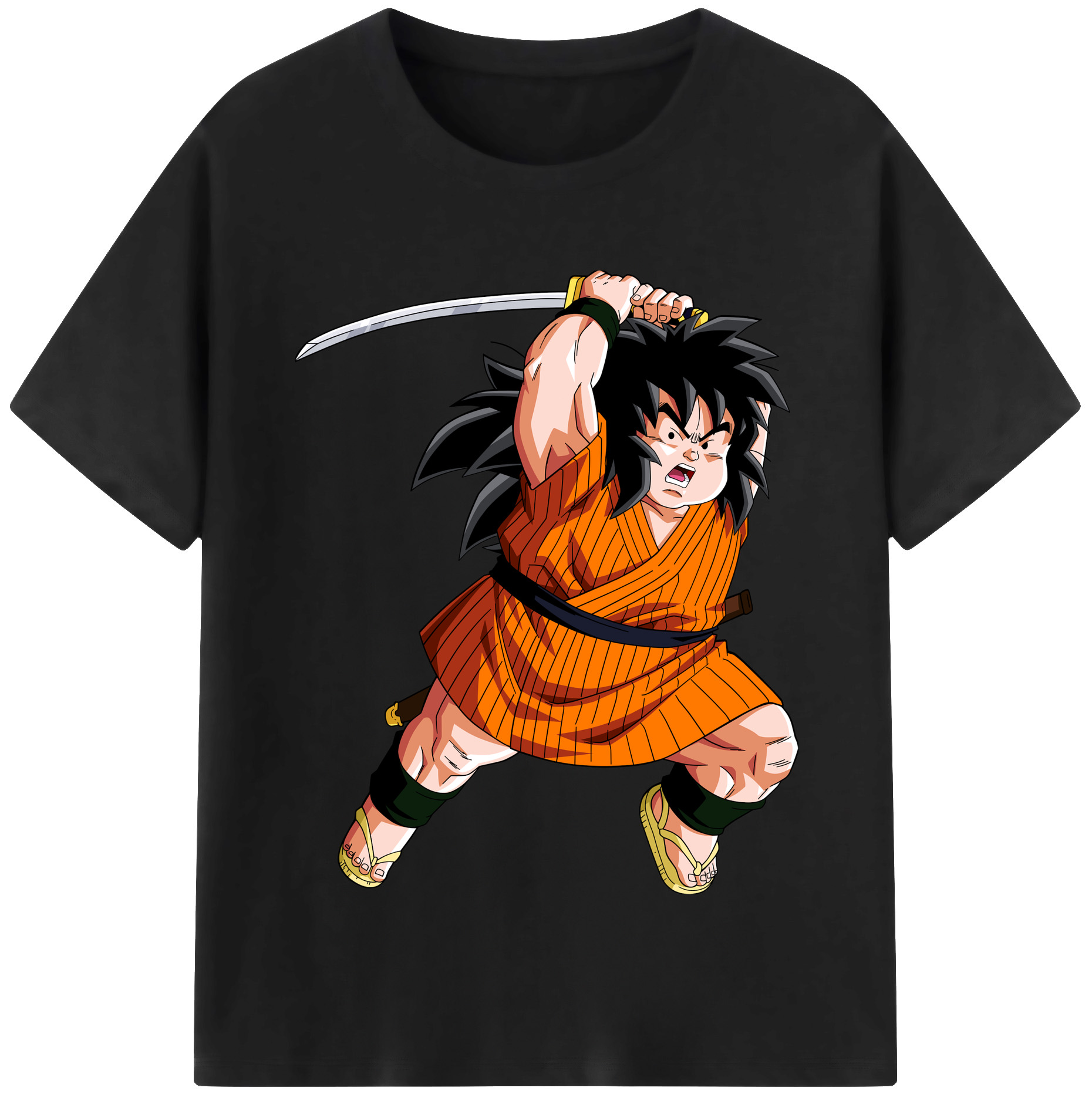 （画像用） ドラゴンボール やじろべえ DRAGON BALL Yajirobe 綿100％半袖Tシャツ（フロントプリント）
