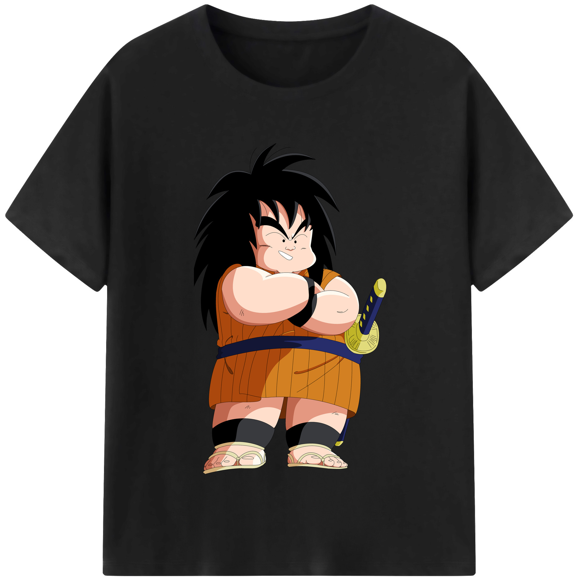 （画像用） ドラゴンボール やじろべえ DRAGON BALL Yajirobe 綿100％半袖Tシャツ（フロントプリント）
