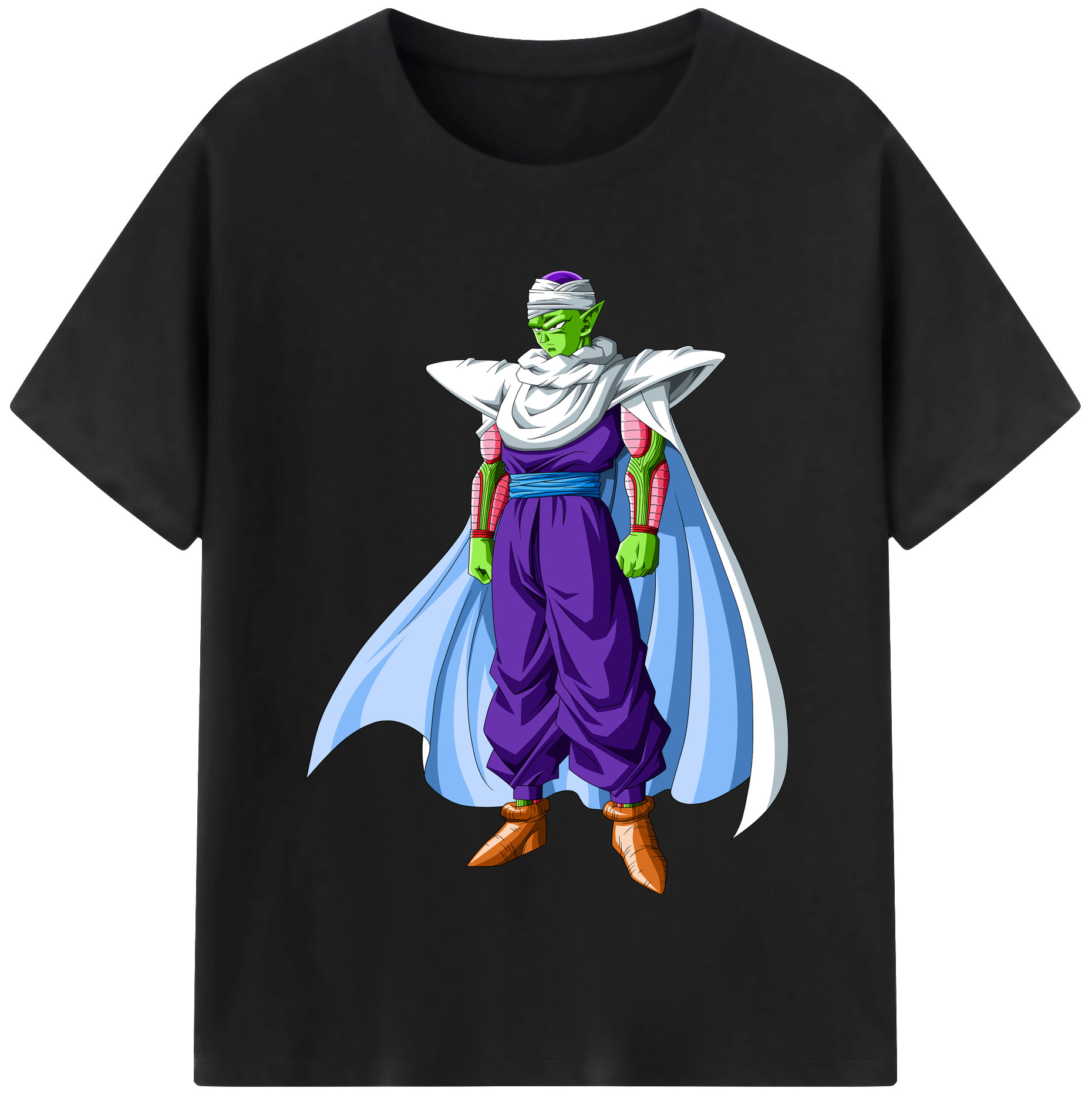 （画像用） ドラゴンボール ピッコロ DRAGON BALL Piccolo 綿100％半袖Tシャツ（フロントプリント）