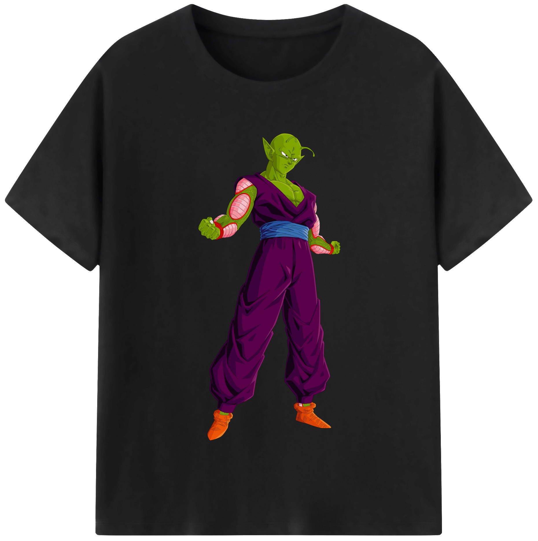 （画像用） ドラゴンボール ピッコロ DRAGON BALL Piccolo 綿100％半袖Tシャツ（フロントプリント）
