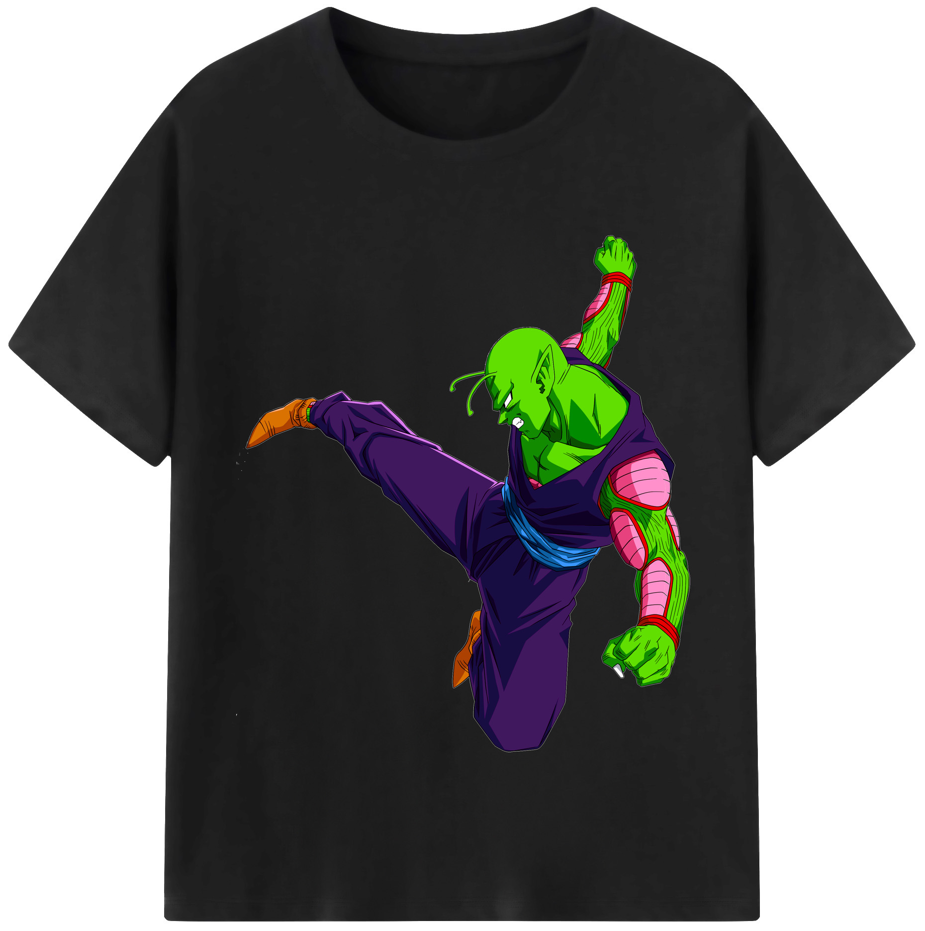 （画像用） ドラゴンボール ピッコロ DRAGON BALL Piccolo 綿100％半袖Tシャツ（フロントプリント）