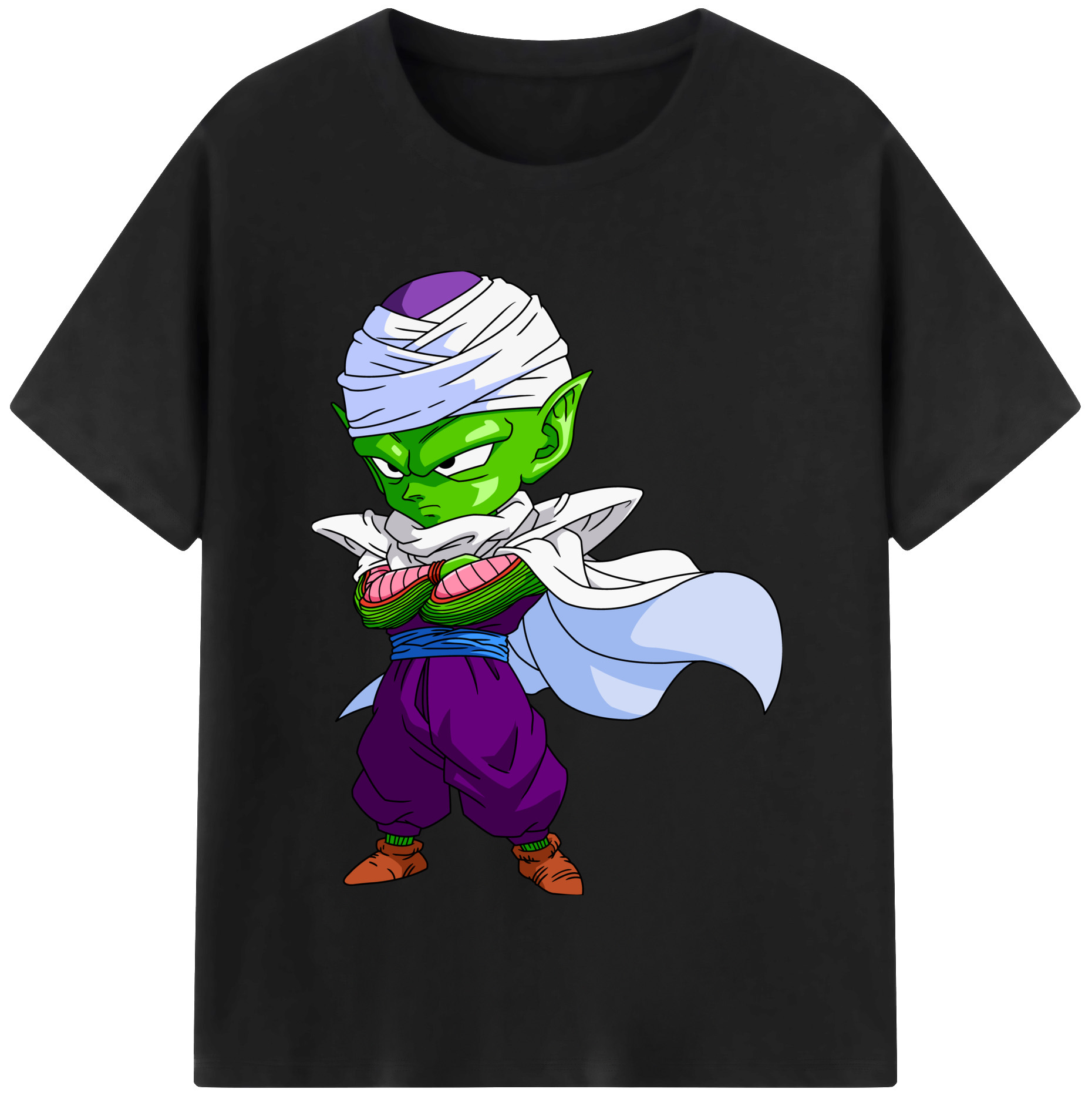 （画像用） ドラゴンボール ピッコロ DRAGON BALL Piccolo 綿100％半袖Tシャツ（フロントプリント）