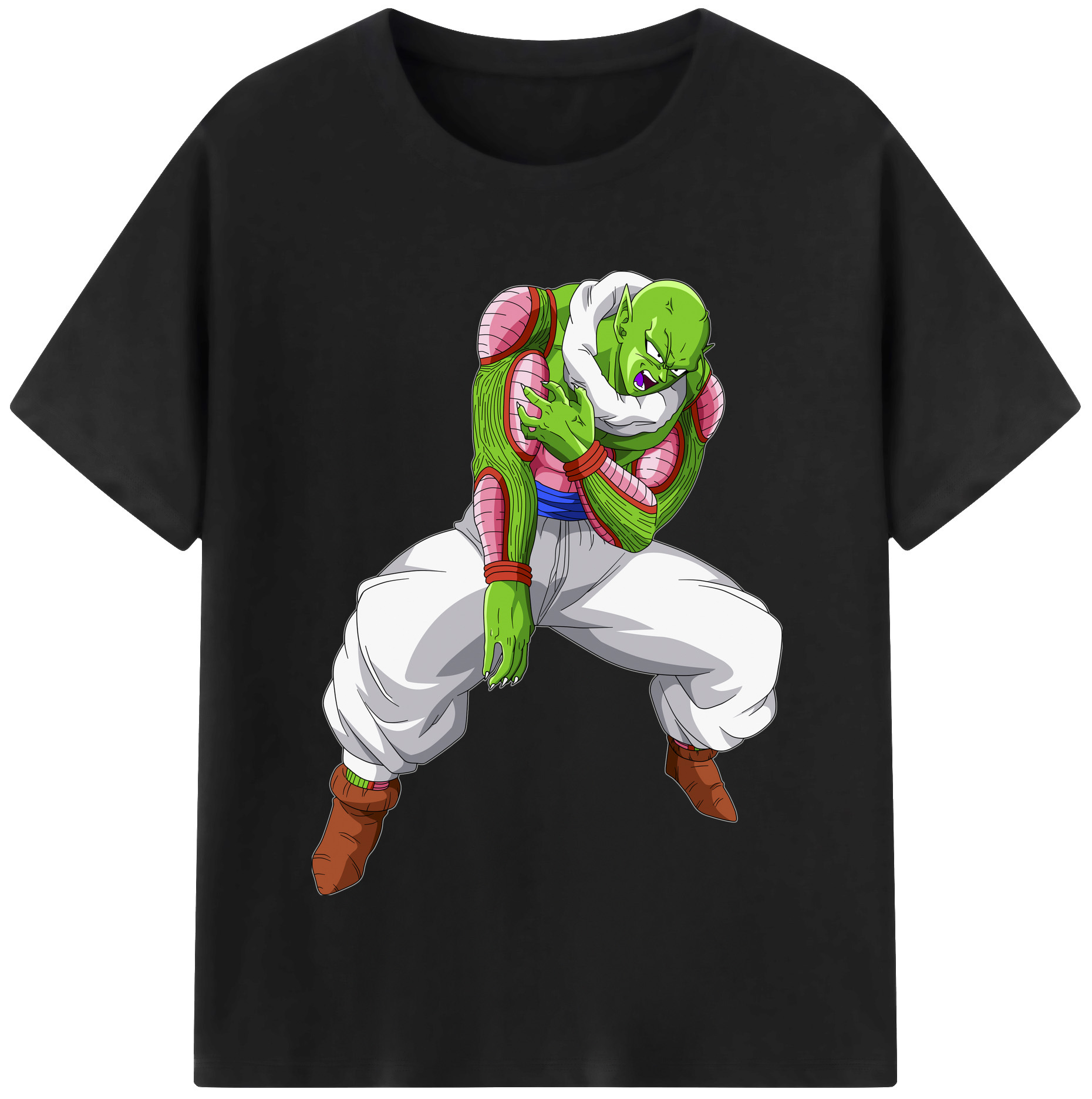 （画像用） ドラゴンボール ピッコロ DRAGON BALL Piccolo 綿100％半袖Tシャツ（フロントプリント）