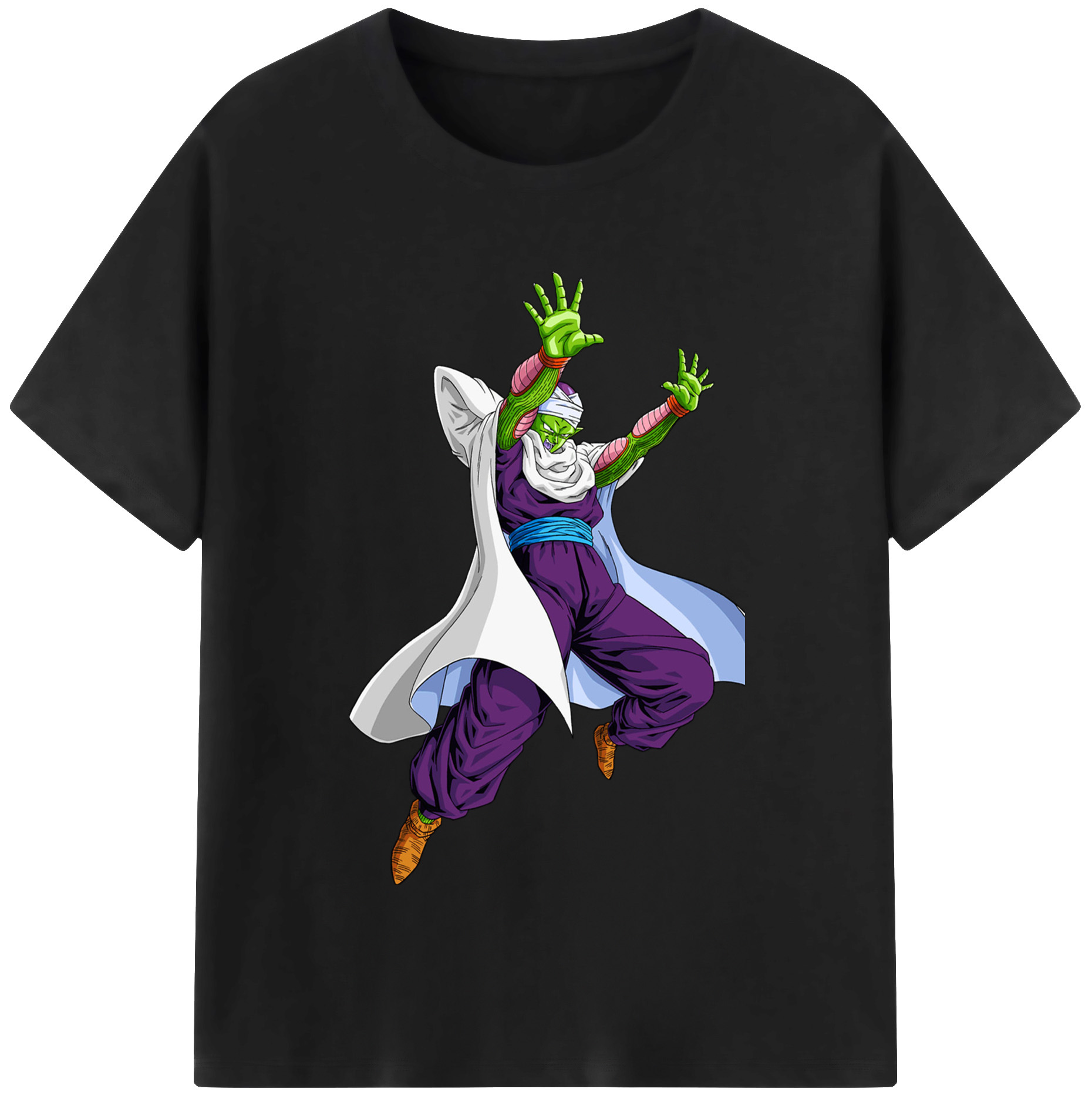 （画像用） ドラゴンボール ピッコロ DRAGON BALL Piccolo 綿100％半袖Tシャツ（フロントプリント）