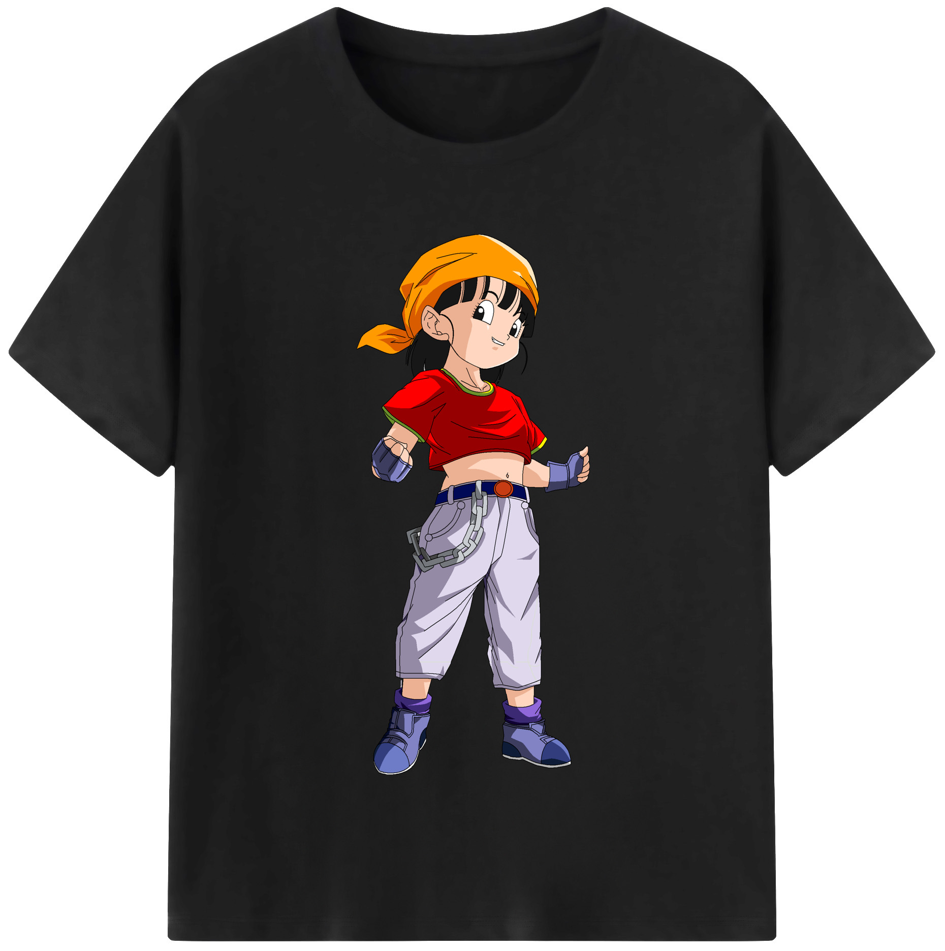 （画像用） ドラゴンボール パン DRAGON BALL Pan 綿100％半袖Tシャツ（フロントプリント）